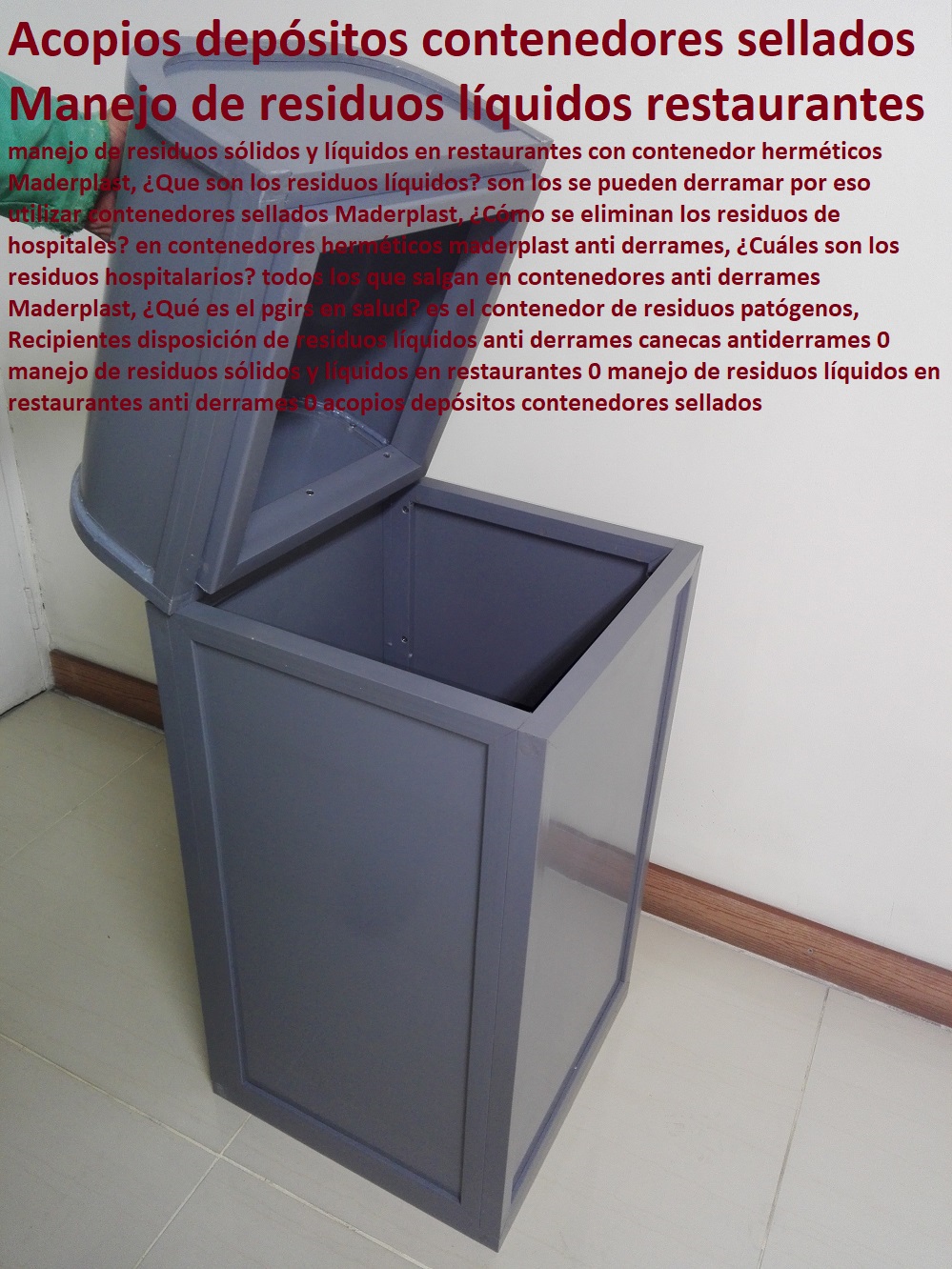 acopio y reciclaje canecas