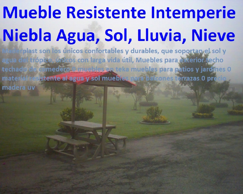17 MESA Y SILLAS PARA EXTERIORES 0 MUEBLES PLÁSTICOS CON PARASOLES 0