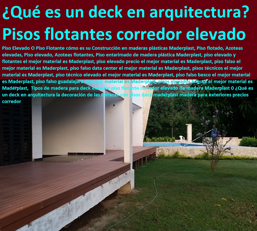 deck piso de terrazas pisos flotantes