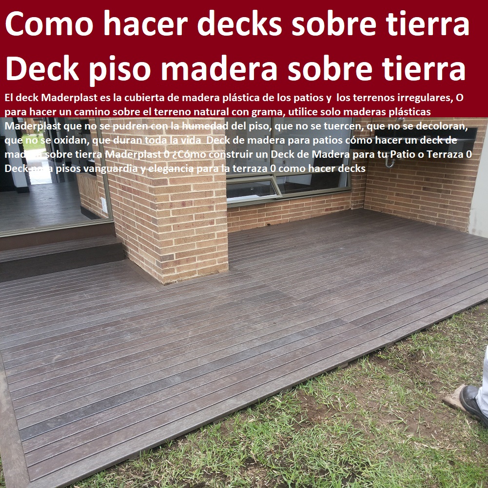 deck piso de terrazas pisos flotantes