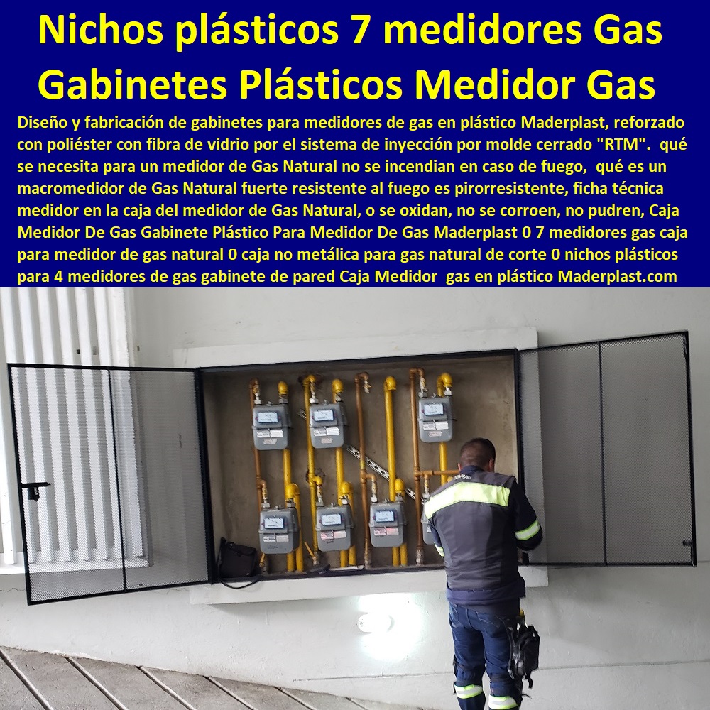 Caja Medidor De Gas Gabinete Plástico Para Medidor De Gas  Tapa Con Cajilla Medidor 0 Tapa Y Caja Para Medidor De Agua 0 Gabinetes De Pared Para Medidores De Servicios Públicos 0 Caja Protectora De Medidores Domiciliarios 0 Caja Plástica Para Medidor De Agua ½ 0 Cajillas Para Medidores De Agua Norma Eaab Maderplast 0 7 medidores gas caja para medidor de gas natural 0 caja no metálica para gas natural de corte 0 nichos plásticos para 4 medidores de gas gabinete de pared Caja Medidor Caja Medidor De Gas Gabinete Plástico Para Medidor De Gas Maderplast 0 7 medidores gas caja para medidor de gas natural 0 caja no metálica para gas natural de corte 0 nichos plásticos para 4 medidores de gas gabinete de pared Caja Medidor