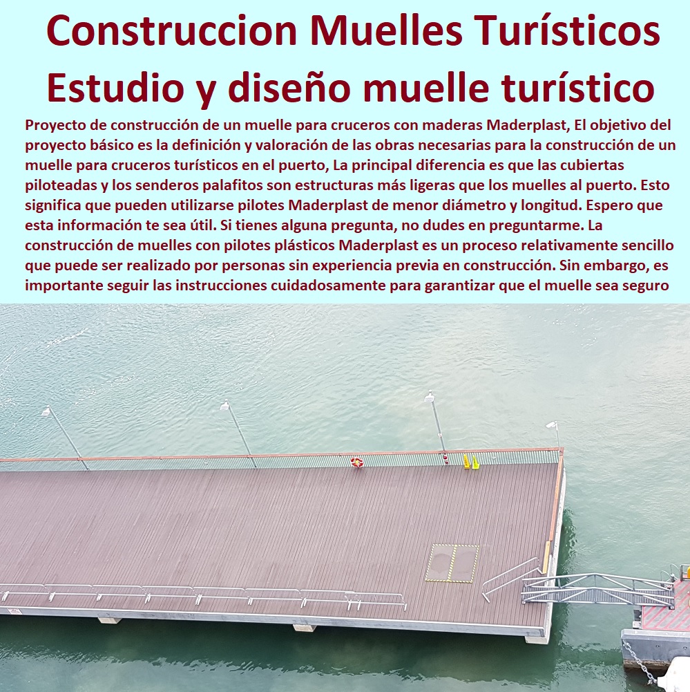 Estudios y diseños de muelle turístico Construcción muelles turísticos Maderplast 0 Estudios y diseños del muelle turístico  ESPECIALISTAS EN SENDEROS Y CAMINOS ECOLÓGICOS, PUENTES PEATONALES, PASOS ELEVADOS ECOLÓGICOS 0 Puentes Peatonales Maderplast 0 Senderos Peatonales 0 Alamedas Peatonales 0 Malecones Peatonales 0 Senderos Ecológicos 0 Túneles Peatonales 0 Muelles Turísticos 0 Corredores Peatonales 0 Puentes Ecológicos 0 Miradores Turísticos 0 Miradores De La Naturaleza 0 Senderos Interpretativos ecológico 0 muelle mirador natural incluye dos senderos 0 Cómo construir el muelle sobre laguna o río 0 muelle 0 Estudios y diseños de muelle turístico Construcción muelles turísticos Maderplast 0 Estudios y diseños del muelle turístico ecológico 0 muelle mirador natural incluye dos senderos 0 Cómo construir el muelle sobre laguna o río, 0 muelle 0