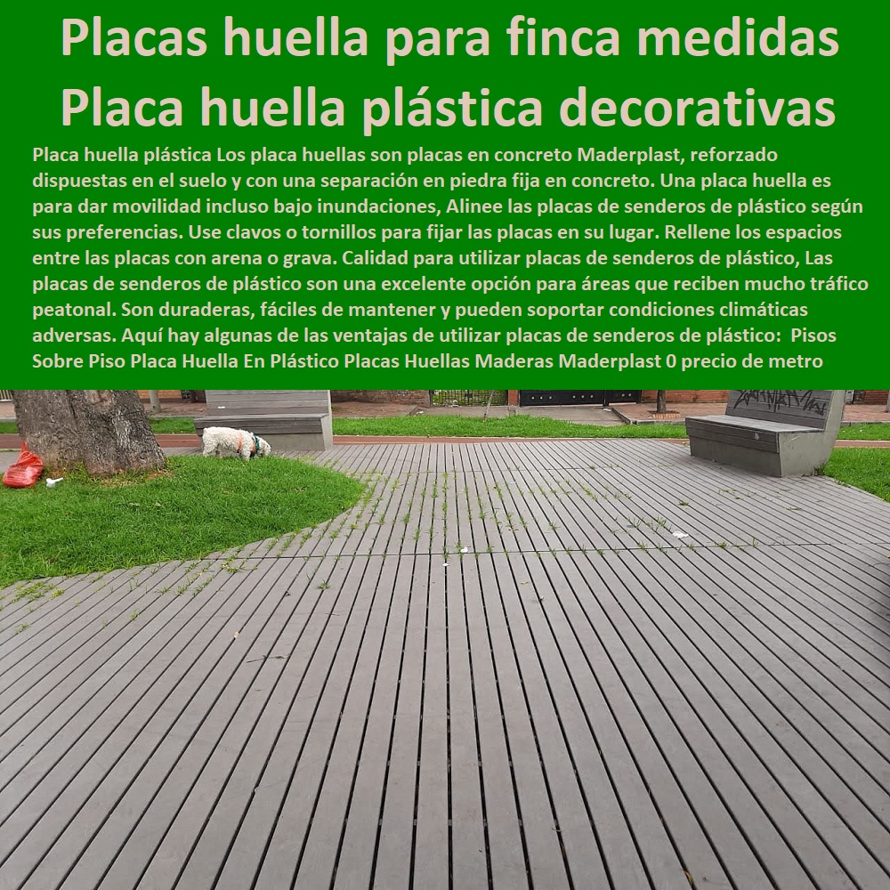 Pisos Sobre Piso Placa Huella En Plástico Placas Huellas Maderas Maderplast 0 precio de metro lineal de placa huella 0 Placa huella plástica decorativa 0 placa huella para finca costo 0 placa huella para finca medidas de plástico reciclado Pisos Pisos Sobre Piso Placa Huella En Plástico Placas Huellas Maderas  ESPECIALISTAS EN SENDEROS Y CAMINOS ECOLÓGICOS, PUENTES PEATONALES, PASOS ELEVADOS ECOLÓGICOS 0 Paseos Peatonales 0 Vías Peatonales 0 Paso Peatonal 0 Espacios Peatonales Urbanismo 0 Proyectos De Malecón 0 Paso Peatonal Elevado 0 Como Hacer Un Sendero Ecológico 0 Proyectos De Senderos Ecológicos 0 Paso De Fauna 0 Puentes Para Fauna 0 Vados Caminos 0 Rampas Para Peatones 0 Maderplast 0 precio de metro lineal de placa huella 0 Placa huella plástica decorativa 0 placa huella para finca costo 0 placa huella para finca medidas de plástico reciclado Pisos