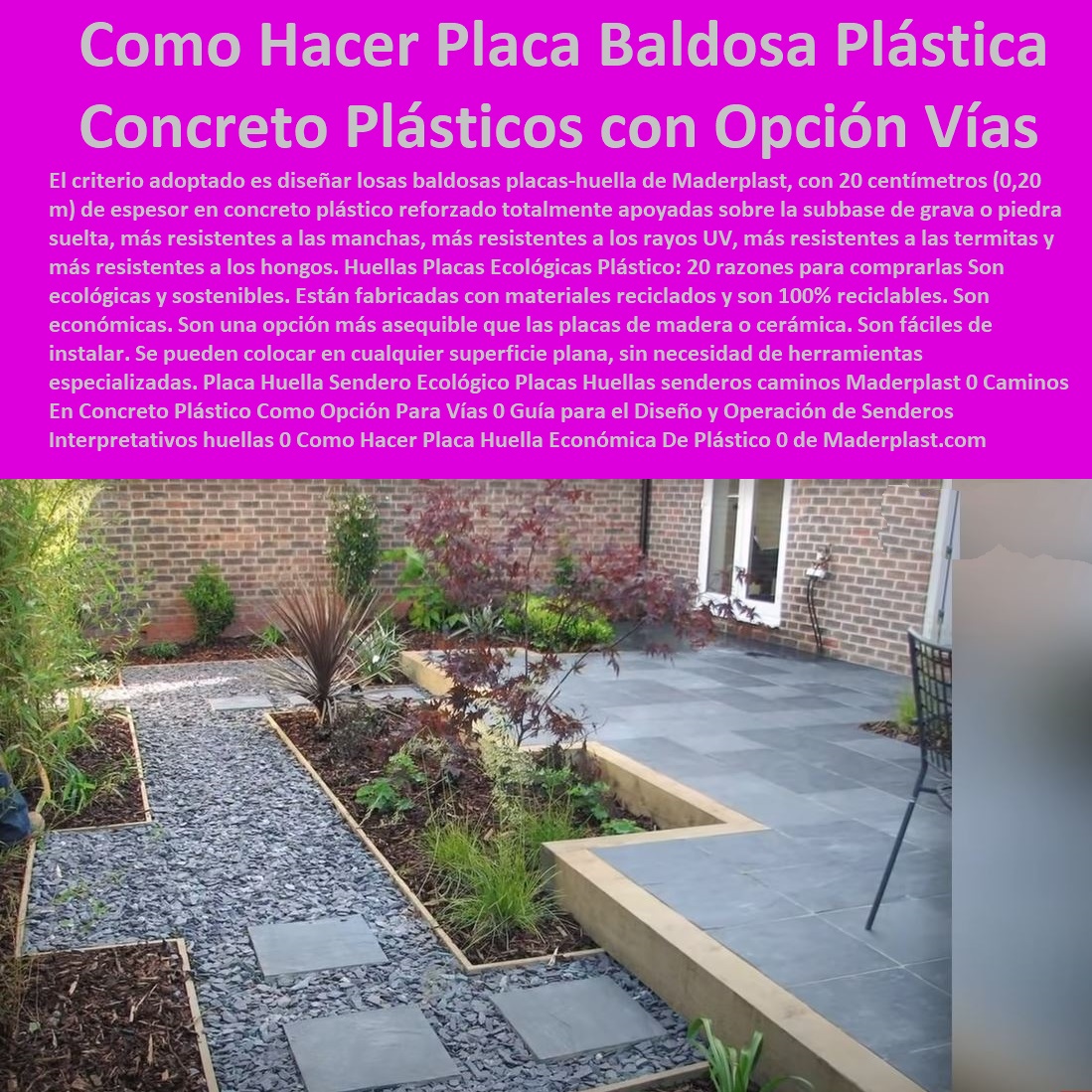 Placa Huella Sendero Ecológico Placas Huellas senderos caminos Maderplast 0 Caminos En Concreto Plástico Como Opción Para Vías 0 Guía para el Diseño y Operación de Senderos Interpretativos huellas 0 Como Hacer Placa Huella Económica 0 Placa Huella Sendero Ecológico Placas Huellas senderos caminos Maderplast 0  ESPECIALISTAS EN SENDEROS Y CAMINOS ECOLÓGICOS, PUENTES PEATONALES, PASOS ELEVADOS ECOLÓGICOS 0 Puentes Peatonales Maderplast 0 Senderos Peatonales 0 Alamedas Peatonales 0 Malecones Peatonales 0 Senderos Ecológicos 0 Túneles Peatonales 0 Muelles Turísticos 0 Corredores Peatonales 0 Puentes Ecológicos 0 Miradores Turísticos 0 Miradores De La Naturaleza 0 Senderos Interpretativos Caminos En Concreto Plástico Como Opción Para Vías 0 Guía para el Diseño y Operación de Senderos Interpretativos huellas 0 Como Hacer Placa Huella Económica 0
