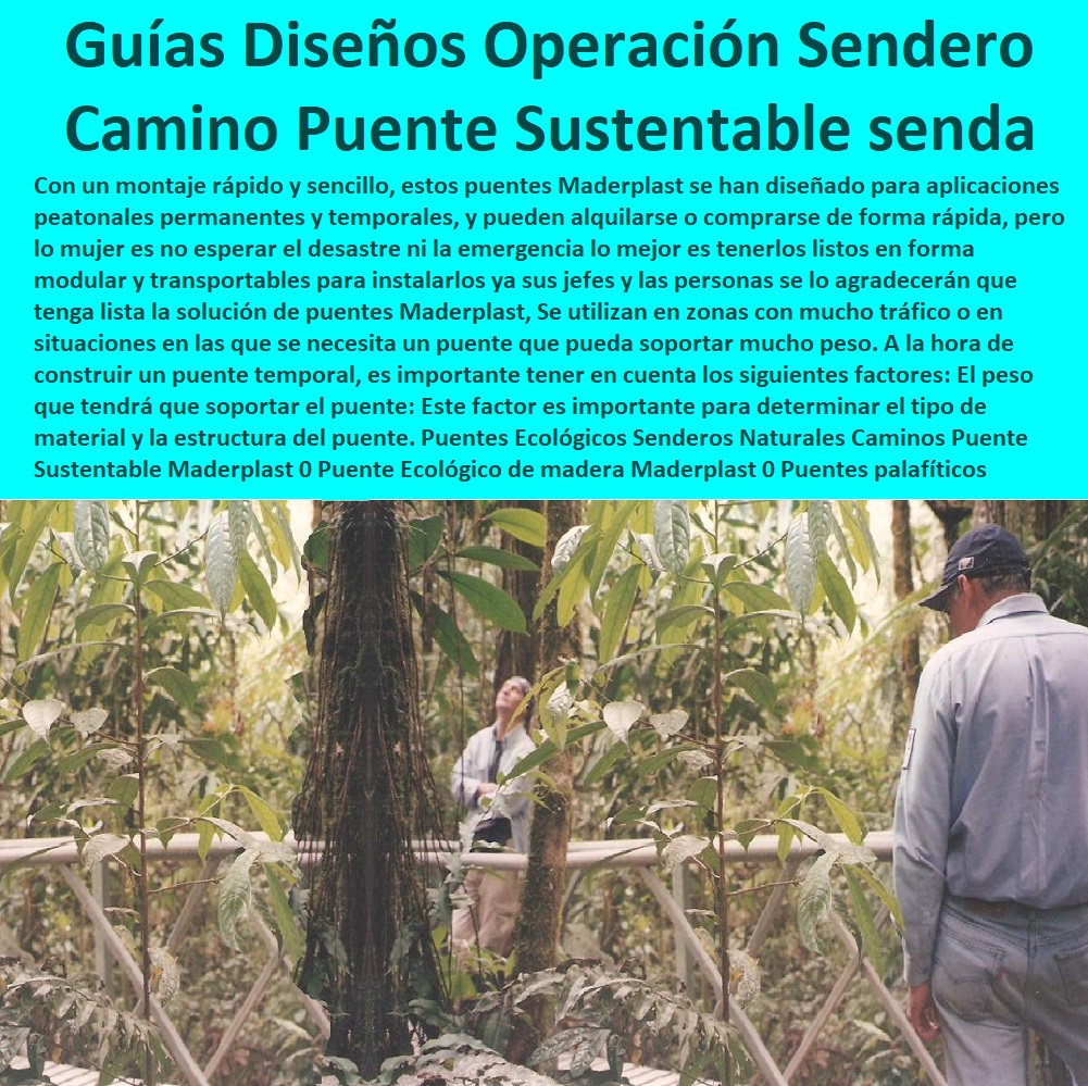 Puentes Ecológicos Senderos Naturales Caminos Puente Sustentable Maderplast 0 Puente Ecológico de madera Maderplast 0  ESPECIALISTAS EN SENDEROS Y CAMINOS ECOLÓGICOS, PUENTES PEATONALES, PASOS ELEVADOS ECOLÓGICOS 0 Puentes Peatonales Maderplast 0 Senderos Peatonales 0 Alamedas Peatonales 0 Malecones Peatonales 0 Senderos Ecológicos 0 Túneles Peatonales 0 Muelles Turísticos 0 Corredores Peatonales 0 Puentes Ecológicos 0 Miradores Turísticos 0 Miradores De La Naturaleza 0 Senderos Interpretativos Puentes palafíticos benefician a la ecología 0 puente de vértigo Igualmente a su paso 0 Guía de Diseño Operación Senderos 0 Puentes Ecológicos Senderos Naturales Caminos Puente Sustentable Maderplast 0 Puente Ecológico de madera Maderplast 0 Puentes palafíticos benefician a la ecología 0 puente de vértigo Igualmente a su paso 0 Guía de Diseño Operación Senderos 0