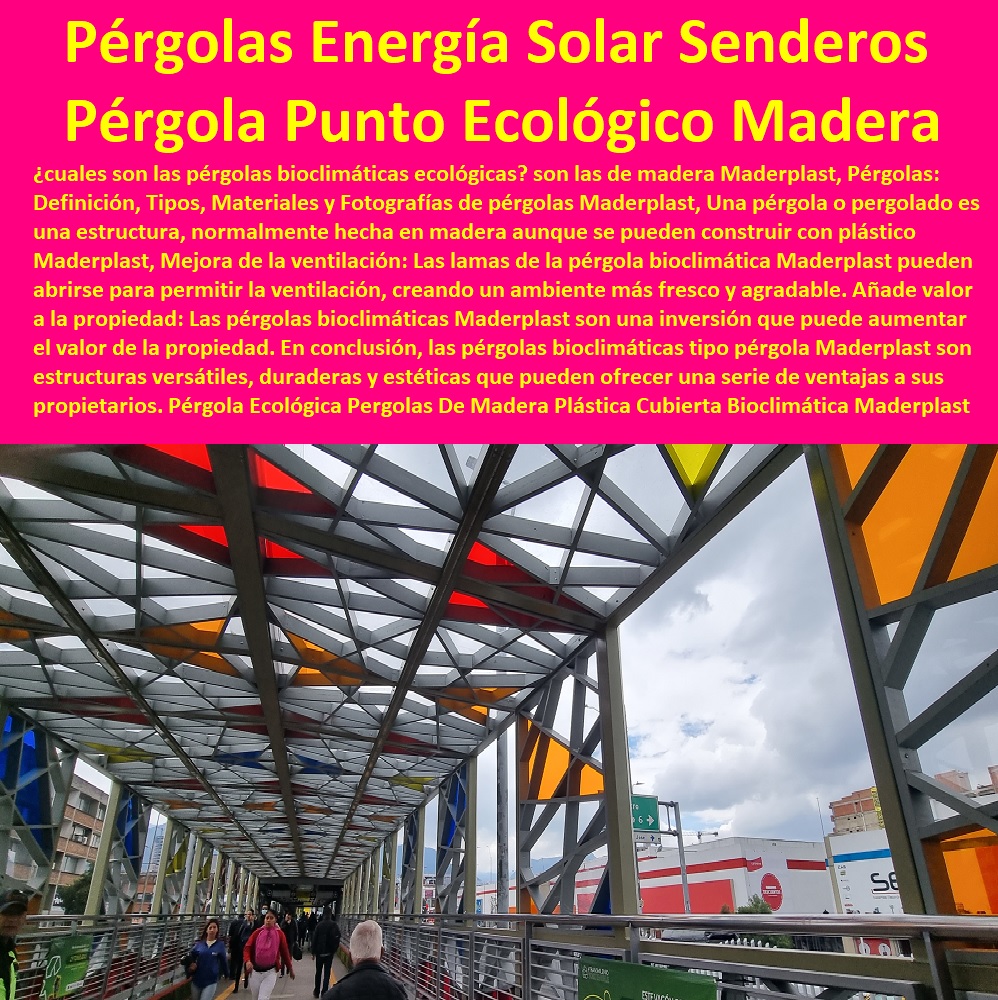 Pérgola Ecológica Pergolas De Madera Plástica Cubierta Bioclimática Maderplast 0 pérgolas de madera modernas 0 Punto De Venta  ESPECIALISTAS EN SENDEROS Y CAMINOS ECOLÓGICOS, PUENTES PEATONALES, PASOS ELEVADOS ECOLÓGICOS 0 Paseos Peatonales 0 Vías Peatonales 0 Paso Peatonal 0 Espacios Peatonales Urbanismo 0 Proyectos De Malecón 0 Paso Peatonal Elevado 0 Como Hacer Un Sendero Ecológico 0 Proyectos De Senderos Ecológicos 0 Paso De Fauna 0 Puentes Para Fauna 0 Vados Caminos 0 Rampas Para Peatones 0 De cubierta ecológica pérgola 0 pérgola bioclimática solución ecológica 0 Pérgola Energía Solar De Senderos 0 Pérgola Ecológica Pergolas De Madera Plástica Cubierta Bioclimática Maderplast 0 pérgolas de madera modernas 0 Punto De Venta De cubierta ecológica pérgola 0 pérgola bioclimática solución ecológica 0 Pérgola Energía Solar De Senderos 0