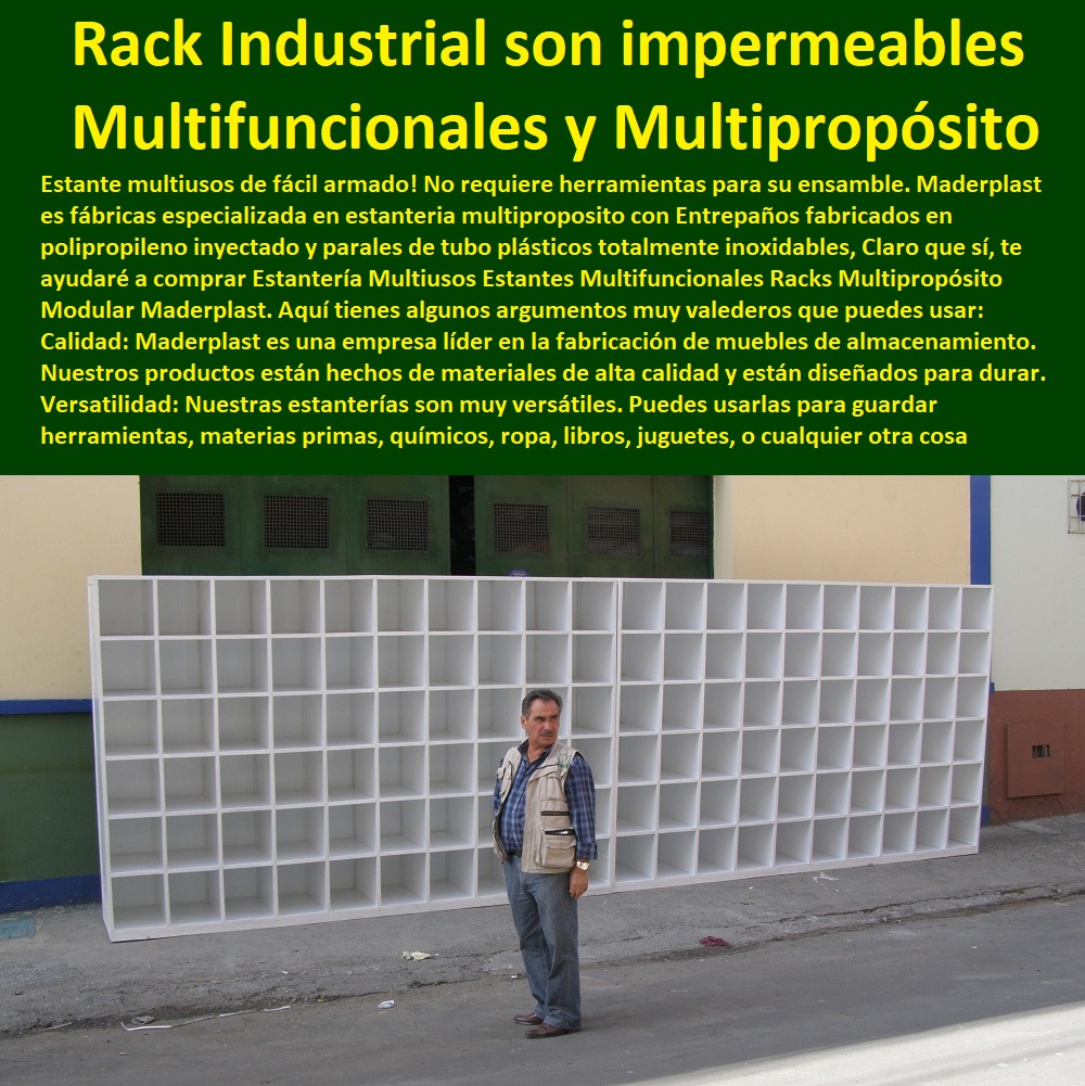 Estantería Multiusos Estantes Multifuncionales Racks Multipropósito Modular Maderplast 0 Estantería de acero inoxidable de 4 niveles impermeable 0 Estantería o Rack Industrial de carga pesada impermeable 0 compra y Venta de Estantes 0 Estantería Multiusos Estantes Multifuncionales Racks Multipropósito Modular  ESTANTERÍA PLÁSTICA MADERPLAST 0 RACKS ESTANTERIAS INDUSTRIAL 0 Estanterías Industriales Plásticas Rack Selectivo 0 racks industriales metálicos para el almacenamiento 0 Proveedor Estantería Industrial 0 Estantes Acero Inoxidable 0 Plástico 0 Estanterías Industriales Plásticas Rack Selectivo 0 Proyectos de Estanterías  y centros de producción 0 cuánto peso soporta un rack industrial 0 fabricantes de estanterías metálicas 0 sillas en acero inoxidable medellin 0 rack industrial medidas Anaqueles plástico Estantes plásticos Maderplast 0 Estantería de acero inoxidable de 4 niveles impermeable 0 Estantería o Rack Industrial de carga pesada impermeable 0 compra y Venta de Estante