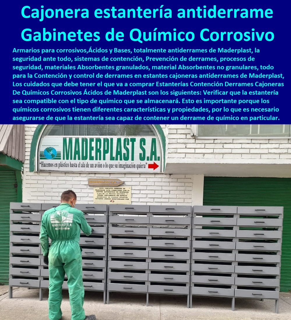 Estanterías Contención Derrames Cajoneras De Químicos Corrosivos Ácidos Maderplast 0 Armario De Seguridad Almacenamiento Ácidos  ESTANTERÍA PLÁSTICA MADERPLAST 0 RACKS ESTANTERIAS INDUSTRIAL 0 Estanterías Industriales Plásticas Rack Selectivo 0 racks industriales metálicos para el almacenamiento 0 Proveedor Estantería Industrial 0 Estantes Acero Inoxidable 0 Plástico 0 Estanterías Industriales Plásticas Rack Selectivo 0 Proyectos de Estanterías  y centros de producción 0 cuánto peso soporta un rack industrial 0 fabricantes de estanterías metálicas 0 sillas en acero inoxidable medellin 0 rack industrial medidas Anaqueles plástico Estantes plásticos Químicos Corrosivos 0 Fabrica mobiliarios de estantería antiderrames Químicos Corrosivos 0 Gabinetes 0 Estanterías Contención Derrames Cajoneras De Químicos Corrosivos Ácidos Maderplast 0 Armario De Seguridad Almacenamiento Ácidos Químicos Corrosivos 0 Fabrica mobiliarios de estantería antiderrames Químicos Corrosivos 0 Gabinetes