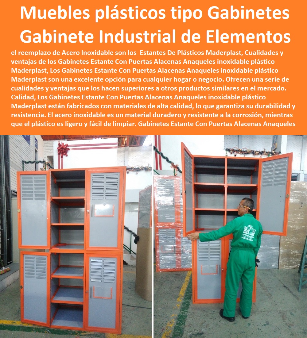 Gabinetes Estante Con Puertas Alacenas Anaqueles inoxidable plástico Maderplast 0 Anaqueles tipo esqueleto Vitrinas 0 Gabinete De Reactivos Especificaciones 0 Gabinete Industrial Porta Elementos 0 Muebles plásticos tipo estantes Gabinetes 0 Gabinetes Estante Con Puertas Alacenas Anaqueles inoxidable plástico Maderplast 0  ESTANTERÍA PLÁSTICA MADERPLAST 0 RACKS ESTANTERIAS INDUSTRIAL 0 Anaqueles Racks 0 Gabinetes Y Bastidores 0 Gabinete Rack De Pared Con Estante 0 Estanteria Antiderrame 0 Estanterías Con Contención De Derrames 0 Estantería Materiales Peligrosos 0 Cubetos De Retención Estantes 0 Cubetos Antiderrame Con Estante 0 Estanteria De Acero Inoxidable 0 Rack Estanteria Pesada 0 Racks Estanterias Industrial 0 Estantería Rack plástica Racks Cantilever 0 Compra y Venta de Estanterias y Racks Industriales 0 Anaqueles tipo esqueleto Vitrinas 0 Gabinete De Reactivos Especificaciones 0 Gabinete Industrial Porta Elementos 0 Muebles plásticos tipo estantes Gabinetes