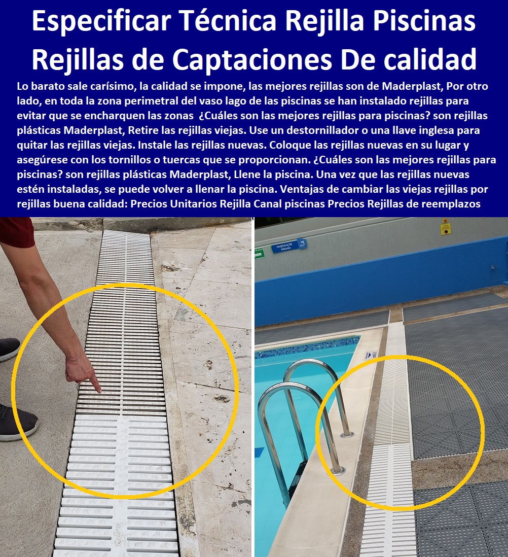 Precios Unitarios Rejilla Canal piscinas Precios Rejillas de reemplazos Maderplast 0 Tipos  Comprar Venta Punto De Fábrica Proveedor Suministro E Instalación Rejillas Industriales 0 CANALETAS REJILLAS PEATONALES 0 REJILLAS PLÁSTICAS 0 REJILLAS DE PISCINAS 0 REJILLAS DE PISO 0 REJILLAS DE AGUA 0 REJILLAS ESPECIALES 0 Rejillas para drenaje de aguas pluviales 0 Enrejado plástico inoxidable 0 Canaletas de acero galvanizado para jardines 0 Internet 0 "dispositivos de captación y conducción de flujos líquidos" 0 Pisos 0 "canaletas", 0 Dispositivos de captación y conducción de flujos líquidos 0 "Rejillas Plásticas Para Conductos" 0 Canaletas de aluminio para terrazas 0 Promoción 0 Envío gratis 0 Rejillas para pisos 0 Web 0 "rejillas" 0 Patio 0 Rejillas 0 Aguas residuales 0 Construcciones 0 Cárcamos para drenaje de aguas pluviales 0 Cárcamos 0 "instalaciones de captación y evacuación de aguas pluviales" 0 De Sumideros Ingeniería Civil Rejillas Canales Piscinas 0 Estudio Experimental De Rejillas de Captaciones De Fondo 0 Especificación Técnica Rejilla Piscinas 0 Precios Unitarios Rejilla Canal piscinas Precios Rejillas de reemplazos Maderplast 0 Tipos De Sumideros Ingeniería Civil Rejillas Canales Piscinas 0 Estudio Experimental De Rejillas de Captaciones De Fondo 0 Especificación Técnica Rejilla Piscinas