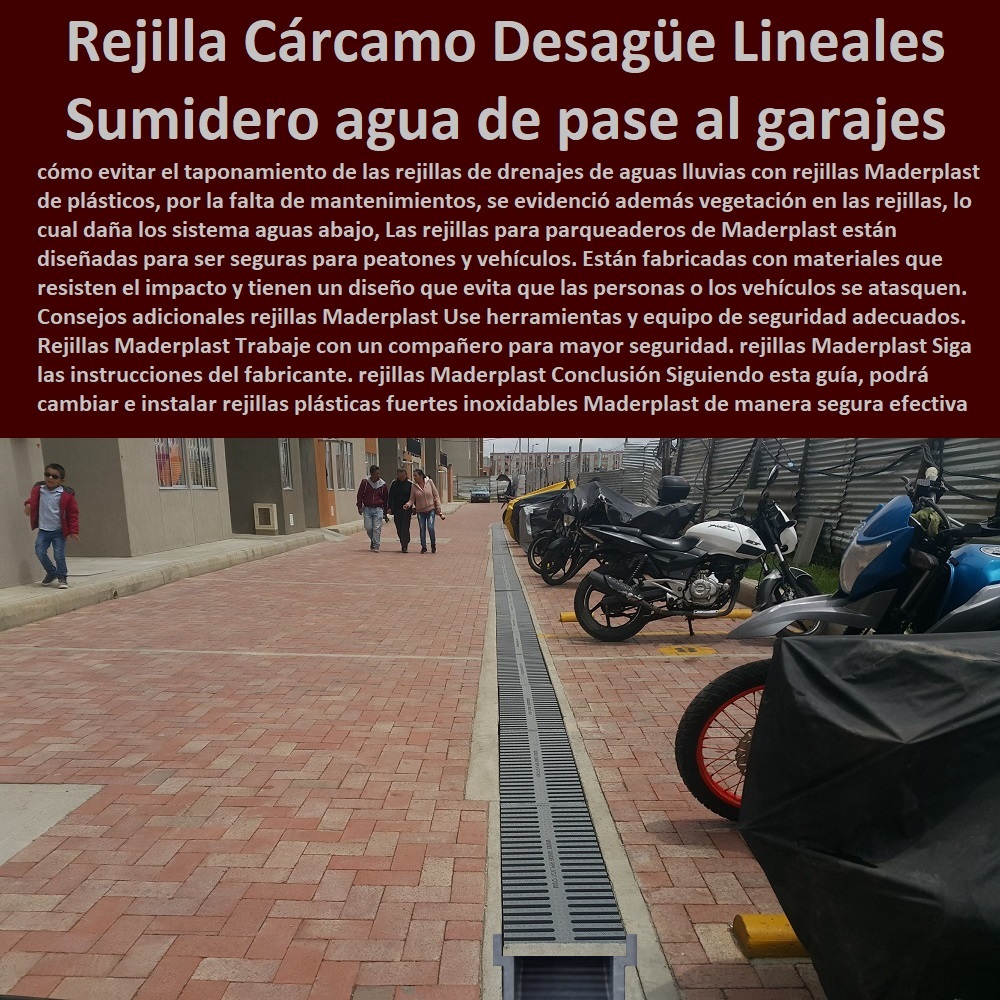 Rejilla Garaje Longitudinal O Transversal Rejilla Zonas Comunes Parqueadero Maderplast 0 sumidero agua no pase al garaje rejillas 0  Comprar Venta Punto De Fábrica Proveedor Suministro E Instalación Rejillas Industriales 0 CANALETAS REJILLAS PEATONALES 0 REJILLAS PLÁSTICAS 0 REJILLAS DE PISCINAS 0 REJILLAS DE PISO 0 REJILLAS DE AGUA 0 REJILLAS ESPECIALES 0 Rejillas para drenaje de aguas pluviales 0 Enrejado plástico inoxidable 0 Canaletas de acero galvanizado para jardines 0 Internet 0 "dispositivos de captación y conducción de flujos líquidos" 0 Pisos 0 "canaletas", 0 Dispositivos de captación y conducción de flujos líquidos 0 "Rejillas Plásticas Para Conductos" 0 Canaletas de aluminio para terrazas 0 Promoción 0 Envío gratis 0 Rejillas para pisos 0 Web 0 "rejillas" 0 Patio 0 Rejillas 0 Aguas residuales 0 Construcciones 0 Cárcamos para drenaje de aguas pluviales 0 Cárcamos 0 "instalaciones de captación y evacuación de aguas pluviales" 0 rejilla para cárcamo en concreto 0 cárcamo prefabricado Plástico 0 Rejilla Cárcamo Desagüe Lineal para patios 0 Rejilla Garaje Longitudinal O Transversal Rejilla Zonas Comunes Parqueadero Maderplast 0 sumidero agua no pase al garaje rejillas 0 rejilla para cárcamo en concreto 0 cárcamo prefabricado Plástico 0 Rejilla Cárcamo Desagüe Lineal para patios