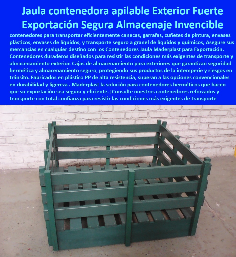 Contenedores jaulas transporte de materiales peligrosos Cajas para líquidos Maderplast Jaula contenedora gran capacidad, - Contenedores-Transporte-Líquidos, - Cajas de almacenamiento exteriores duraderas, - ¿Cuáles son las mejores cajas para transportar líquidos de forma segura en la exportación?, - Cajas de almacenamiento exteriores resistentes, - Hermético y seguro para proteger productos, - Jaula plastico resistente apilable, - Almacenamiento-Exterior-Resistente, - Exportación-Segura, - Cajas exportación herméticas exteriores, - Contenedores exportación seguros confiables, - Cajas exportación apilables exterior, - Jaula plastico resistente exportación, - Necesito una solución de almacenamiento segura para la exportación, ¿qué opciones hay?, - ¿Cómo se puede optimizar el transporte y almacenamiento de productos para exportación con jaulas contenedoras?, - Almacenaje-Seguro, - Cajas-Almacenamiento-Exterior, - Transporte seguro garrafas líquidos, - Contenedores transporte garrafas exportación, - Jaula contenedora de exportación a la intemperie, - ¿Cómo puedo proteger mis productos durante la exportación con contenedores herméticos?, - Durable y ligero, - Jaula transporte materiales apilables, - Contenedores exportación resistentes clima, - Contenedores herméticos de fácil manejo, - Contenedores herméticos almacenaje seguro, - ¿Dónde puedo jaula encontrar contenedores apilables para exportación?, - Recomienda jaulas contenedores resistentes para exportación de productos, - Contenedores herméticos productos de protección, - Transporte-Garrafas, - Apilable y resistente para exportación, - Cajas plásticas de almacenamiento de líquidos, - Almacenamiento seguro productos exportación, - Almacenamiento exterior seguro hermético, - Jaula-Contenedora-Exportación, - ¿Qué soluciones existen para la exportación segura y eficiente de productos con contenedores apilables?, - Contenedores apilables, - Resistente a condiciones exigentes de transporte y almacenamiento, - Jaula contenedora apilable exportación, - Contenedores exportación resistentes impactos, - Jaula transporte canecas apilables, - ¿Qué características deben tener los contenedores herméticos para garantizar la seguridad en la exportación?, - Contenedores-Herméticos, - Cajas de almacenamiento de líquidos exteriores, - ¿Cuáles son las mejores opciones de cajas para almacenamiento en exteriores y exportación?, - Contenedores apilables transporte líquidos, - ¿Qué tipo de contenedores son ideales para el almacenamiento en exteriores y la exportación?, - Contenedores herméticos transporte líquidos, - Fabricado en plástico PP de alta resistencia, - Cajas-Exportación 0 Contenedores duraderos para exportación, - Cajas de almacenamiento para exteriores, - Contenedores herméticos para almacenaje, - almacenaje-seguro- 0 Contenedores jaulas transporte de materiales peligrosos Cajas para líquidos Maderplast 0 Contenedores duraderos para exportación Cajas de almacenamiento para exteriores Contenedores herméticos para almacenaje almacenaje seguro Jaula contenedora gran capacidad, - Contenedores-Transporte-Líquidos, - Cajas de almacenamiento exteriores duraderas, - ¿Cuáles son las mejores cajas para transportar líquidos de forma segura en la exportación?, - Cajas de almacenamiento exteriores resistentes, - Hermético y seguro para proteger productos, - Jaula plastico resistente apilable, - Almacenamiento-Exterior-Resistente, - Exportación-Segura, - Cajas exportación herméticas exteriores, - Contenedores exportación seguros confiables, - Cajas exportación apilables exterior, - Jaula plastico resistente exportación, - Necesito una solución de almacenamiento segura para la exportación, ¿qué opciones hay?, - ¿Cómo se puede optimizar el transporte y almacenamiento de productos para exportación con jaulas contenedoras?, - Almacenaje-Seguro, - Cajas-Almacenamiento-Exterior, - Transporte seguro garrafas líquidos, - Contenedores transporte garrafas exportación, - Jaula contenedora de exportación a la intemperie, - ¿Cómo puedo proteger mis productos durante la exportación con contenedores herméticos?, - Durable y ligero, - Jaula transporte materiales apilables, - Contenedores exportación resistentes clima, - Contenedores herméticos de fácil manejo, - Contenedores herméticos almacenaje seguro, - ¿Dónde puedo jaula encontrar contenedores apilables para exportación?, - Recomienda jaulas contenedores resistentes para exportación de productos, - Contenedores herméticos productos de protección, - Transporte-Garrafas, - Apilable y resistente para exportación, - Cajas plásticas de almacenamiento de líquidos, - Almacenamiento seguro productos exportación, - Almacenamiento exterior seguro hermético, - Jaula-Contenedora-Exportación, - ¿Qué soluciones existen para la exportación segura y eficiente de productos con contenedores apilables?, - Contenedores apilables, - Resistente a condiciones exigentes de transporte y almacenamiento, - Jaula contenedora apilable exportación, - Contenedores exportación resistentes impactos, - Jaula transporte canecas apilables, - ¿Qué características deben tener los contenedores herméticos para garantizar la seguridad en la exportación?, - Contenedores-Herméticos, - Cajas de almacenamiento de líquidos exteriores, - ¿Cuáles son las mejores opciones de cajas para almacenamiento en exteriores y exportación?, - Contenedores apilables transporte líquidos, - ¿Qué tipo de contenedores son ideales para el almacenamiento en exteriores y la exportación?, - Contenedores herméticos transporte líquidos, - Fabricado en plástico PP de alta resistencia, - Cajas-Exportación 0 Contenedores jaulas transporte de materiales peligrosos Cajas para líquidos Maderplast 0 Contenedores duraderos para exportación, - Cajas de almacenamiento para exteriores, - Contenedores herméticos para almacenaje, - almacenaje-seguro- 0