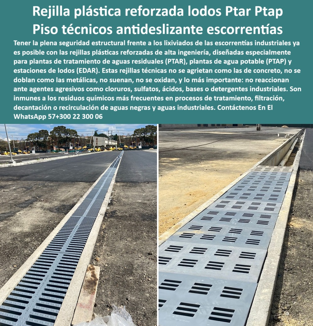 Rejilla De Alta Resistencia Química Y Mecánica Rejillas Canaletas Captación Maderplast 0 Piso técnico antideslizante plástico reforzado rejilla de polipropileno reforzado para plantas industriales piso plástico industrial Ptar drenaje plástico sin fracturas ni reacción química agresiva, - solución plástica industrial para aguas negras, - pisos-de-polipropileno-reforzado, - rejillas-sin-corrosión-ni-reacción-química, - solución plástica reforzada para lixiviados industriales, - sistema de drenaje plástico para residuos agresivos, - solución plástica duradera para entornos industriales severos, - solución antideslizante plástica para filtración industrial, - rejillas industriales que no reaccionan con detergentes, - ¿Cuál es la mejor rejilla para escorrentías industriales ?, asesoría para compra técnica, Descripción Optimizada de la Imagen Es: Esta imagen muestra un piso técnico con rejillas plásticas Maderplast, instalado en una canaleta de escorrentías industriales, diseñado especialmente para resistir agentes químicos agresivos como cloruros, sulfatos, ácidos y bases. Su estructura de polipropileno reforzado garantiza máxima resistencia sin oxidación, sin fracturas ni deformaciones, incluso bajo tráfico pesado en plantas PTAR, PTAP y EDAR. Estas rejillas Maderplast son anti deslizantes, no generan ruido metálico, no requieren mantenimiento y se instalan fácilmente sin obras pesadas. Maderplast ofrece la mejor alternativa técnica frente al concreto o metal, asegurando durabilidad, seguridad química y funcionalidad continua en ambientes industriales severos, - ¿Dónde comprar pisos plásticos industriales antideslizantes?, - rejilla plástica resistente a escorrentías industriales agresivas, - sistema de evacuación de aguas con resistencia química, - rejillas-industriales-para-lixiviados, - rejilla plástica reforzada para estaciones EDAR, - cubierta técnica antideslizante para residuos industriales, - sistema-plástico-de-escorrentías-industriales, - piso técnico reforzado con resistencia estructural química, - rejillas de polipropileno reforzado para plantas industriales, - drenaje para áreas industriales con exposición química, - piso plástico antideslizante para plantas de agua, - rejilla plástica técnica para escorrentías industriales, - ¿Rejilla plástica que no reacciona con ácidos o cloruros?, - rejillas de ingeniería plástica para zonas de alto tráfico, - ¿Qué piso técnico aguanta productos químicos agresivos?, - piso de rejilla modular para plantas de agua, - sistema de drenaje plástico para aguas negras industriales, - drenaje seguro para plantas de decantación y recirculación, - rejilla-plastica-antideslizante-industrial, - piso-plastico-industrial-para-zonas-humedas, - pisos industriales antideslizantes resistentes a sulfatos y ácidos, - rejilla plástica para plantas de tratamiento de aguas residuales, - rejilla sin oxidación para zonas con cloruros y sulfatos, - rejilla-plastica-antideslizante-industrial-para-escorrentias-agresivas-zonas-humedas-ptar-ptap-drenaje-quimico-piso-reforzado-mantenimiento-cero, - piso-tecnico-reforzado-para-ptar, - piso plástico impermeable y resistente a impactos industriales, - piso técnico antideslizante plástico reforzado para PTAR, - drenaje plástico sin mantenimiento para EDAR, - drenaje plástico para estaciones de tratamiento de aguas, - piso plástico para zonas de tratamiento de agua potable, - piso plástico con resistencia química para escorrentías, - piso técnico industrial resistente a productos corrosivos, - cubierta plástica para canaletas de lixiviados químicos, - canaleta-plastica-para-aguas-agresivas, - rejillas plásticas prefabricadas para estaciones de lodos, - rejilla plástica para escorrentías químicas en plantas PTAR, - piso-industrial-para-estaciones-de-lodos, - drenaje-antideslizante-plastico-quimico, - sistema modular plástico para pisos técnicos industriales, - canaleta cubierta de polipropileno reforzado, - plataforma drenante resistente a químicos industriales, - rejilla plástica que no se agrieta ni se corroe, - piso técnico industrial resistente a bases y ácidos, - rejilla técnica sin mantenimiento para plantas de tratamiento, - sistema plástico para canalización de escorrentías químicas, - ¿Qué rejilla sirve para zonas con aguas químicas agresivas? 0 Rejilla De Alta Resistencia Química Y Mecánica Rejillas Canaletas Captación Maderplast 0 Piso técnico antideslizante plástico reforzado, - rejilla de polipropileno reforzado para plantas industriales, - piso plástico industrial Ptar