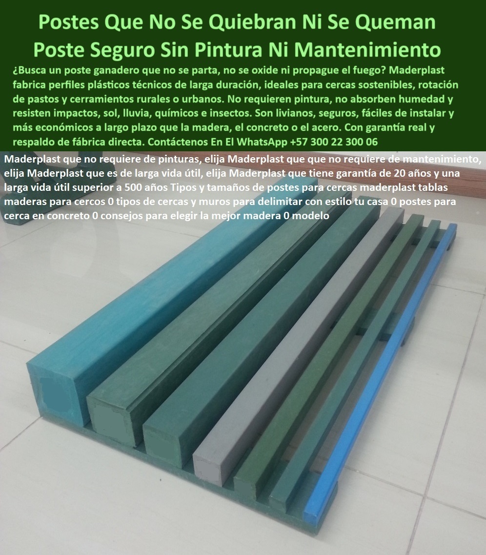 Catálogo De Postes Plásticos Tamaño Precios Costos Formas Peso Maderplast poste plástico compatible con tensión eléctrica rural, - poste de polímero sin mantenimiento para potreros, - poste plástico sin tornillos ni aditivos metálicos, - variedad de postes plásticos verdes, grises y azules, - poste plástico Maderplast para cercado sin pintura, - Catalogo_Postes_Plastico_Sin_Mantenimiento_Resistentes_Maderplast_0.jpg, - poste más seguro para cercas rurales sin riesgo de incendio, - poste-plástico-para-ganado, - poste con ficha técnica para licitación pública, - postes sólidos sin curvaturas ni fracturas, - poste de color verde o azul para señalización rural, - poste-maderplast-industrial, - ¿Dónde compro postes reciclables para potreros?, - poste-reciclado-colombia, - ficha técnica de postes plásticos por forma y tamaño, - poste cuadrado para ganadería intensiva y sostenible, - visualización del catálogo de cercas sin mantenimiento, - poste-plástico-catálogo, - postes de distintas medidas alineados en formato horizontal, - ¿Poste que no se quiebra ni propaga fuego?, - poste plástico con prueba de resistencia estructural, - poste ecológico con medidas exactas y peso técnico, - poste-sin-mantenimiento, - poste rectangular para delimitación agrícola, - poste plástico aislante dieléctrico certificado, - poste liviano para cerca perimetral económica, - poste sin astillas para seguridad animal, - comparación entre postes de concreto, madera y plástico, - catálogo técnico con perfiles Maderplast en colores, - poste para parcelación rural sostenible y segura, - poste-sin-pintura, - poste reciclado con garantía contra fuego y humedad, - poste-sostenible-duradero, - poste-anti-fuego-agua, - poste-resistente-impacto, - ¿Cuál es el poste más resistente para finca?, - poste-dieléctrico-seguro, - base pulida y reflectiva para mostrar peso y forma, - poste libre de mantenimiento con vida útil superior, - poste con alta resistencia mecánica verificada, - poste Maderplast para zonas ganaderas con clima difícil, - ¿Catálogo completo de postes plásticos Maderplast?, - poste moldeado Maderplast para alta resistencia al impacto, - poste plástico cuadrado en presentación sobre piso blanco, - vista aérea de referencia de perfiles plásticos Maderplast, - muestra real de resistencia estructural en polímero reciclado, - poste industrial para ganadería moderna sin reemplazos, - poste probado para distancias entre postes de hasta 50 metros, - La foto muestra el catálogo técnico real de postes plásticos Maderplast, alineados sobre superficie lisa para resaltar su forma, tamaño y acabado. Cada poste ha sido fabricado en polímero reciclado estructural, resistente al impacto, a la humedad, a los rayos UV y al fuego sin necesidad de pintura. Son postes sólidos, duraderos y diseñados para cercas rurales, ganaderas, eléctricas o urbanas. Su presentación incluye perfiles cuadrados y redondeados en distintos colores, facilitando su identificación visual y adaptación a diferentes proyectos. Maderplast desarrolla soluciones sostenibles con garantía directa de fábrica. Gracias a su tecnología, estos postes ofrecen alta rigidez dieléctrica, cero mantenimiento y vida útil superior a los 500 años. Maderplast es sinónimo de cercas confiables, económicas y seguras para todos los climas del país., - catálogo visual de postes plásticos industriales Maderplast, - alternativas sostenibles para cerramiento ganadero, - poste sin propagación de fuego para cercas seguras, - Catálogo De Postes Plásticos Tamaño Precios Costos Formas Peso Maderplast 0, - poste plástico que reemplaza concreto y madera, - poste libre de óxido para zonas rurales húmedas, - poste colombiano para pastoreo rotacional intensivo, - ¿Qué poste plástico no necesita pintura ni mantenimiento?, - colores neutros para fácil integración en paisaje rural 0 poste que no propaga llama, - Poste plástico seguro para rotación ganadera, - opciones sostenibles cercas plásticas, - postes ganaderos resistentes a impacto 0 Catálogo De Postes Plásticos Tamaño Precios Costos Formas Peso Maderplast 0 poste que no propaga llama Poste plástico seguro para rotación ganadera opciones sostenibles cercas plásticas postes ganaderos resistentes a impacto poste plástico compatible con tensión eléctrica rural, - poste de polímero sin mantenimiento para potreros, - poste plástico sin tornillos ni aditivos metálicos, - variedad de postes plásticos verdes, grises y azules, - poste plástico Maderplast para cercado sin pintura, - Catalogo_Postes_Plastico_Sin_Mantenimiento_Resistentes_Maderplast_0.jpg, - poste más seguro para cercas rurales sin riesgo de incendio, - poste-plástico-para-ganado, - poste con ficha técnica para licitación pública, - postes sólidos sin curvaturas ni fracturas, - poste de color verde o azul para señalización rural, - poste-maderplast-industrial, - ¿Dónde compro postes reciclables para potreros?, - poste-reciclado-colombia, - ficha técnica de postes plásticos por forma y tamaño, - poste cuadrado para ganadería intensiva y sostenible, - visualización del catálogo de cercas sin mantenimiento, - poste-plástico-catálogo, - postes de distintas medidas alineados en formato horizontal, - ¿Poste que no se quiebra ni propaga fuego?, - poste plástico con prueba de resistencia estructural, - poste ecológico con medidas exactas y peso técnico, - poste-sin-mantenimiento, - poste rectangular para delimitación agrícola, - poste plástico aislante dieléctrico certificado, - poste liviano para cerca perimetral económica, - poste sin astillas para seguridad animal, - comparación entre postes de concreto, madera y plástico, - catálogo técnico con perfiles Maderplast en colores, - poste para parcelación rural sostenible y segura, - poste-sin-pintura, - poste reciclado con garantía contra fuego y humedad, - poste-sostenible-duradero, - poste-anti-fuego-agua, - poste-resistente-impacto, - ¿Cuál es el poste más resistente para finca?, - poste-dieléctrico-seguro, - base pulida y reflectiva para mostrar peso y forma, - poste libre de mantenimiento con vida útil superior, - poste con alta resistencia mecánica verificada, - poste Maderplast para zonas ganaderas con clima difícil, - ¿Catálogo completo de postes plásticos Maderplast?, - poste moldeado Maderplast para alta resistencia al impacto, - poste plástico cuadrado en presentación sobre piso blanco, - vista aérea de referencia de perfiles plásticos Maderplast, - muestra real de resistencia estructural en polímero reciclado, - poste industrial para ganadería moderna sin reemplazos, - poste probado para distancias entre postes de hasta 50 metros, - La foto muestra el catálogo técnico real de postes plásticos Maderplast, alineados sobre superficie lisa para resaltar su forma, tamaño y acabado. Cada poste ha sido fabricado en polímero reciclado estructural, resistente al impacto, a la humedad, a los rayos UV y al fuego sin necesidad de pintura. Son postes sólidos, duraderos y diseñados para cercas rurales, ganaderas, eléctricas o urbanas. Su presentación incluye perfiles cuadrados y redondeados en distintos colores, facilitando su identificación visual y adaptación a diferentes proyectos. Maderplast desarrolla soluciones sostenibles con garantía directa de fábrica. Gracias a su tecnología, estos postes ofrecen alta rigidez dieléctrica, cero mantenimiento y vida útil superior a los 500 años. Maderplast es sinónimo de cercas confiables, económicas y seguras para todos los climas del país., - catálogo visual de postes plásticos industriales Maderplast, - alternativas sostenibles para cerramiento ganadero, - poste sin propagación de fuego para cercas seguras, - Catálogo De Postes Plásticos Tamaño Precios Costos Formas Peso Maderplast 0, - poste plástico que reemplaza concreto y madera, - poste libre de óxido para zonas rurales húmedas, - poste colombiano para pastoreo rotacional intensivo, - ¿Qué poste plástico no necesita pintura ni mantenimiento?, - colores neutros para fácil integración en paisaje rural 0 Catálogo De Postes Plásticos Tamaño Precios Costos Formas Peso Maderplast 0 poste que no propaga llama, - Poste plástico seguro para rotación ganadera, - opciones sostenibles cercas plásticas, - postes ganaderos resistentes a impacto 0