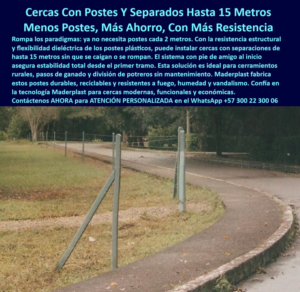 Pie De Amigo Poste De Arranque Poste De Puerta Postes De Broches Maderplast Poste sin pintura ni óxido en curva de potrero, - poste-reciclable-antivandálico-para-fincas, - poste sin mantenimiento para zonas tropicales, - poste-para-cercas-con-resistencia-extrema, - poste estructural para barreras plásticas ganaderas, - poste con memoria plástica y resistencia al fuego, - Poste Maderplast de arranque con pie de amigo en curva, - poste para puerta de potreros resistentes, - poste-de-alta-resistencia-con-broche, - poste de larga vida útil para puertas rurales, - La imagen muestra un sistema de cercado instalado hace más de 32 años en el centro experimental SAVIA (antiguamente Corpoica), en Villavicencio, Meta, utilizando postes plásticos Maderplast con pie de amigo estructural. Estos postes, aún firmes y funcionales después de más de tres décadas, son la mejor prueba de su resistencia al fuego, al agua, al tiempo y al uso continuo en zonas rurales de alta exigencia. El diseño incluye separación de 15 metros, soportando tensión sin aisladores y sin mantenimiento. Esta solución es ideal para inicios de cerca, puertas de potrero y curvas, donde la exigencia estructural es máxima. A diferencia de los postes metálicos corroídos o los de concreto quebrado, los postes Maderplast conservan su forma, su firmeza y su estética sin oxidarse ni agrietarse. Fabricados con polímeros reciclables, son perfectos para cercas permanentes, ecológicas y de alta durabilidad. Con Maderplast, una inversión una vez, utilidad para toda la vida., - poste para entrada de finca sin corrosión, - poste estructural para arranque de cercas rurales, - Cerca con postes plásticos en camino ganadero húmedo, - poste para ganadería intensiva en curvas y esquinas, - poste sin pudrición para linderos, - poste plástico con más de 30 años de durabilidad, - poste dieléctrico para cercas en curvas, - Sistema de cerramiento técnico con postes plásticos reciclables, - ¿Postes para cercas fuertes en caminos curvos?, - Entrada de finca con poste plástico estructural reciclado, - poste reciclable para cerco con pie de amigo, - poste-dieléctrico-sin-mantenimiento-rural, - poste sin pintura para cerca de 15 metros, - poste-de-arranque-para-cerramiento-permanente, - poste-plástico-para-cercas-con-ahorro, - poste para cerramiento agrícola resistente al fuego, - Vista de poste reciclado soportando cercas curvas y jalones, - poste plástico de alta durabilidad sin oxidación, - poste de arranque para cercas sin mantenimiento, - ¿Postes que duren más de 30 años sin oxidarse?, - poste-con-pie-de-amigo-para-entrada, - poste para instalaciones agropecuarias definitivas, - Poste instalado hace 32 años en centro agropecuario, - poste para curvas en cerramientos ganaderos, - Cercas ganaderas con separación de 15 metros sin falla, - poste plástico ideal para reemplazo de concreto, - poste plástico con pie de amigo estructural, - poste para manejo de ganado sin reposición, - poste plástico para caminos ganaderos sin oxidación, - poste sólido para broches de potrero, - Soporte lateral firme con pie de amigo antigolpes, - poste con soporte firme para inicio de cerco, - poste para cercas plásticas con pie de amigo, - poste-pie-de-amigo-savia-curva-durabilidad-32-años.jpg, - poste técnico para zonas húmedas y lluviosas, - poste-para-caminos-curvos-en-finca, - ¿Cuál es el poste más duradero para entrada de finca?, - Cercado rural en clima tropical con poste Maderplast, - poste Maderplast instalado en finca experimental, - poste Maderplast resistente al vandalismo rural, - poste-para-ganado-contra-impactos-y-humedad, - poste plástico para divisiones ganaderas de largo plazo, - ¿Poste plástico con pie de amigo para puertas?, - poste-plástico-que-dura-más-de-30-años, - poste para divisiones con alto tráfico de animales, - ¿Qué poste usar en cerramientos sin mantenimiento? 0 cerramientos con postes resistentes al fuego y al vandalismo, - barreras plásticas para manejo de ganado, División de potreros con cercas sin mantenimientos Pie De Amigo Poste De Arranque Poste De Puerta Postes De Broches Maderplast 0 cerramientos con postes resistentes al fuego y al vandalismo barreras plásticas para manejo de ganado División de potreros con cercas sin mantenimientos Poste sin pintura ni óxido en curva de potrero, - poste-reciclable-antivandálico-para-fincas, - poste sin mantenimiento para zonas tropicales, - poste-para-cercas-con-resistencia-extrema, - poste estructural para barreras plásticas ganaderas, - poste con memoria plástica y resistencia al fuego, - Poste Maderplast de arranque con pie de amigo en curva, - poste para puerta de potreros resistentes, - poste-de-alta-resistencia-con-broche, - poste de larga vida útil para puertas rurales, - La imagen muestra un sistema de cercado instalado hace más de 32 años en el centro experimental SAVIA (antiguamente Corpoica), en Villavicencio, Meta, utilizando postes plásticos Maderplast con pie de amigo estructural. Estos postes, aún firmes y funcionales después de más de tres décadas, son la mejor prueba de su resistencia al fuego, al agua, al tiempo y al uso continuo en zonas rurales de alta exigencia. El diseño incluye separación de 15 metros, soportando tensión sin aisladores y sin mantenimiento. Esta solución es ideal para inicios de cerca, puertas de potrero y curvas, donde la exigencia estructural es máxima. A diferencia de los postes metálicos corroídos o los de concreto quebrado, los postes Maderplast conservan su forma, su firmeza y su estética sin oxidarse ni agrietarse. Fabricados con polímeros reciclables, son perfectos para cercas permanentes, ecológicas y de alta durabilidad. Con Maderplast, una inversión una vez, utilidad para toda la vida., - poste para entrada de finca sin corrosión, - poste estructural para arranque de cercas rurales, - Cerca con postes plásticos en camino ganadero húmedo, - poste para ganadería intensiva en curvas y esquinas, - poste sin pudrición para linderos, - poste plástico con más de 30 años de durabilidad, - poste dieléctrico para cercas en curvas, - Sistema de cerramiento técnico con postes plásticos reciclables, - ¿Postes para cercas fuertes en caminos curvos?, - Entrada de finca con poste plástico estructural reciclado, - poste reciclable para cerco con pie de amigo, - poste-dieléctrico-sin-mantenimiento-rural, - poste sin pintura para cerca de 15 metros, - poste-de-arranque-para-cerramiento-permanente, - poste-plástico-para-cercas-con-ahorro, - poste para cerramiento agrícola resistente al fuego, - Vista de poste reciclado soportando cercas curvas y jalones, - poste plástico de alta durabilidad sin oxidación, - poste de arranque para cercas sin mantenimiento, - ¿Postes que duren más de 30 años sin oxidarse?, - poste-con-pie-de-amigo-para-entrada, - poste para instalaciones agropecuarias definitivas, - Poste instalado hace 32 años en centro agropecuario, - poste para curvas en cerramientos ganaderos, - Cercas ganaderas con separación de 15 metros sin falla, - poste plástico ideal para reemplazo de concreto, - poste plástico con pie de amigo estructural, - poste para manejo de ganado sin reposición, - poste plástico para caminos ganaderos sin oxidación, - poste sólido para broches de potrero, - Soporte lateral firme con pie de amigo antigolpes, - poste con soporte firme para inicio de cerco, - poste para cercas plásticas con pie de amigo, - poste-pie-de-amigo-savia-curva-durabilidad-32-años.jpg, - poste técnico para zonas húmedas y lluviosas, - poste-para-caminos-curvos-en-finca, - ¿Cuál es el poste más duradero para entrada de finca?, - Cercado rural en clima tropical con poste Maderplast, - poste Maderplast instalado en finca experimental, - poste Maderplast resistente al vandalismo rural, - poste-para-ganado-contra-impactos-y-humedad, - poste plástico para divisiones ganaderas de largo plazo, - ¿Poste plástico con pie de amigo para puertas?, - poste-plástico-que-dura-más-de-30-años, - poste para divisiones con alto tráfico de animales, - ¿Qué poste usar en cerramientos sin mantenimiento? 0 Pie De Amigo Poste De Arranque Poste De Puerta Postes De Broches Maderplast 0 cerramientos con postes resistentes al fuego y al vandalismo, - barreras plásticas para manejo de ganado, División de potreros con cercas sin mantenimientos 0 Pie De Amigo Poste De Arranque Poste De Puerta Postes De Broches Maderplast 0 cerramientos con postes resistentes al fuego y al vandalismo, - barreras plásticas para manejo de ganado, División de potreros con cercas sin mantenimientos