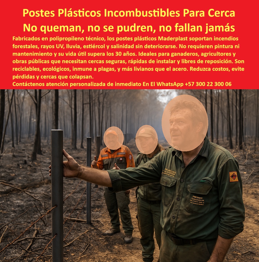 Postes Ignífugos Para Cercas Forestales Postes Con Resistencia Al Fuego Maderplast inspección de poste ignífugo tras incendio con personal técnico, - ¿Dónde consigo postes que resistan incendios sin deformarse?, - poste aprobado por brigadas en terreno incendiado, - poste resistente al fuego para uso en reforestación, - poste plástico aprobado para parques nacionales, - poste-para-cercas-forestales, - poste vertical sin deformación por fuego, - poste-verde-zona-quemada, - poste-sin-colapsar-fuego, - poste para instituciones ambientales sin reposición, - ¿Qué poste recomiendan en parques naturales con riesgo de incendio?, - poste-durable-incendios, - poste de polímero que no emite gases tóxicos, - poste duradero para ganadería en climas con incendios, - poste vertical en medio de zona carbonizada por fuego rural, - poste-polimérico-anti-llama, - poste plástico que no se quema con fuego forestal, - poste estructural reciclado en terreno calcinado, - poste ignífugo usado en reservas naturales, - poste ecológico inmune a llamas y chispas, - poste sin mantenimiento para zonas forestales, - poste sin colapsar tras incendio natural, - poste plástico que reemplaza concreto en fuego, - poste ignífugo en área protegida rural, - poste-reciclado-zona-incendiada, - poste sin pintura para parques con riesgo de quema, - poste de cerca inmune a incendios estacionales, - La imagen muestra un bosque completamente quemado por un incendio forestal. La vegetación calcinada y el suelo negro contrastan con la fila de postes plásticos Maderplast que permanecen verticales, firmes y sin deformación. Un grupo de técnicos o brigadistas forestales inspecciona con asombro cómo el sistema de cercado sobrevive sin daño. Esta evidencia visual rompe el mito: los postes plásticos de Maderplast son realmente ignífugos. Los postes Maderplast están fabricados con polímero técnico reciclado, inmune al fuego, a altas temperaturas y al colapso por combustión. No se tuercen, no se caen, no se agrietan ni se derriten. Por eso son la solución ideal para cercamientos rurales, forestales, ganaderos y ambientales en zonas con riesgo de incendio. Maderplast entrega a instituciones, fincas y proyectos públicos una solución segura, ecológica y de larga duración que reduce costos por pérdida de infraestructura, mantenimiento o reposición. Postes Maderplast: hechos para resistir lo que otros no pueden., - poste que no colapsa con temperaturas extremas, - poste dieléctrico que sobrevive incendios de sabana, - poste plástico inmune a quemas de limpieza agrícola, - poste estructural reciclado para zonas de riesgo térmico, - poste estructural que soporta calor extremo, - poste-plástico-ignífugo, - poste que permanece estable en terrenos carbonizados, - poste plástico intacto en bosque calcinado por incendio forestal, - poste-ecológico-inmune-al-calor, - ¿Qué poste puedo usar si hay incendios en mi zona ganadera?, - poste en cercado sobreviviente al fuego, - poste inmune a fuego usado por brigadas forestales, - poste plástico confiable en zonas quemadas, - poste ecológico firme tras incendio en zona forestal protegida, - poste-resistente-al-fuego, - poste ecológico en zona de bosque quemado, - poste plástico firme en ecosistema incendiado, - poste plástico sin deformación tras incendio total, - ¿Qué tipo de poste sirve para bosques secos o sábanas?, - poste-en-bosque-calcinado, - poste plástico ideal para cerramientos verdes sostenibles, - poste que no colapsó tras fuego validado en campo, - poste ignífugo resistente a incendios rurales, - ¿Cuál poste no se quema en quemas controladas?, - poste seguro para cerramiento en ecosistemas secos, - poste reciclado que no propaga fuego, - poste plástico en bosque completamente quemado, - poste verde sin daño tras incendio forestal 0 poste plástico ignifugo Maderplast postes sin mantenimiento para instituciones ambientales postes plásticos que no se queman postes plástico 0 Postes Ignífugos Para Cercas Forestales Postes Con Resistencia Al Fuego Maderplast 0 poste plástico ignifugo Maderplast postes sin mantenimiento para instituciones ambientales postes plásticos que no se queman postes plástico inspección de poste ignífugo tras incendio con personal técnico, - ¿Dónde consigo postes que resistan incendios sin deformarse?, - poste aprobado por brigadas en terreno incendiado, - poste resistente al fuego para uso en reforestación, - poste plástico aprobado para parques nacionales, - poste-para-cercas-forestales, - poste vertical sin deformación por fuego, - poste-verde-zona-quemada, - poste-sin-colapsar-fuego, - poste para instituciones ambientales sin reposición, - ¿Qué poste recomiendan en parques naturales con riesgo de incendio?, - poste-durable-incendios, - poste de polímero que no emite gases tóxicos, - poste duradero para ganadería en climas con incendios, - poste vertical en medio de zona carbonizada por fuego rural, - poste-polimérico-anti-llama, - poste plástico que no se quema con fuego forestal, - poste estructural reciclado en terreno calcinado, - poste ignífugo usado en reservas naturales, - poste ecológico inmune a llamas y chispas, - poste sin mantenimiento para zonas forestales, - poste sin colapsar tras incendio natural, - poste plástico que reemplaza concreto en fuego, - poste ignífugo en área protegida rural, - poste-reciclado-zona-incendiada, - poste sin pintura para parques con riesgo de quema, - poste de cerca inmune a incendios estacionales, - La imagen muestra un bosque completamente quemado por un incendio forestal. La vegetación calcinada y el suelo negro contrastan con la fila de postes plásticos Maderplast que permanecen verticales, firmes y sin deformación. Un grupo de técnicos o brigadistas forestales inspecciona con asombro cómo el sistema de cercado sobrevive sin daño. Esta evidencia visual rompe el mito: los postes plásticos de Maderplast son realmente ignífugos. Los postes Maderplast están fabricados con polímero técnico reciclado, inmune al fuego, a altas temperaturas y al colapso por combustión. No se tuercen, no se caen, no se agrietan ni se derriten. Por eso son la solución ideal para cercamientos rurales, forestales, ganaderos y ambientales en zonas con riesgo de incendio. Maderplast entrega a instituciones, fincas y proyectos públicos una solución segura, ecológica y de larga duración que reduce costos por pérdida de infraestructura, mantenimiento o reposición. Postes Maderplast: hechos para resistir lo que otros no pueden., - poste que no colapsa con temperaturas extremas, - poste dieléctrico que sobrevive incendios de sabana, - poste plástico inmune a quemas de limpieza agrícola, - poste estructural reciclado para zonas de riesgo térmico, - poste estructural que soporta calor extremo, - poste-plástico-ignífugo, - poste que permanece estable en terrenos carbonizados, - poste plástico intacto en bosque calcinado por incendio forestal, - poste-ecológico-inmune-al-calor, - ¿Qué poste puedo usar si hay incendios en mi zona ganadera?, - poste en cercado sobreviviente al fuego, - poste inmune a fuego usado por brigadas forestales, - poste plástico confiable en zonas quemadas, - poste ecológico firme tras incendio en zona forestal protegida, - poste-resistente-al-fuego, - poste ecológico en zona de bosque quemado, - poste plástico firme en ecosistema incendiado, - poste plástico sin deformación tras incendio total, - ¿Qué tipo de poste sirve para bosques secos o sábanas?, - poste-en-bosque-calcinado, - poste plástico ideal para cerramientos verdes sostenibles, - poste que no colapsó tras fuego validado en campo, - poste ignífugo resistente a incendios rurales, - ¿Cuál poste no se quema en quemas controladas?, - poste seguro para cerramiento en ecosistemas secos, - poste reciclado que no propaga fuego, - poste plástico en bosque completamente quemado, - poste verde sin daño tras incendio forestal 0 Postes Ignífugos Para Cercas Forestales Postes Con Resistencia Al Fuego Maderplast 0 poste plástico ignifugo Maderplast postes sin mantenimiento para instituciones ambientales postes plásticos que no se queman postes plástico 0