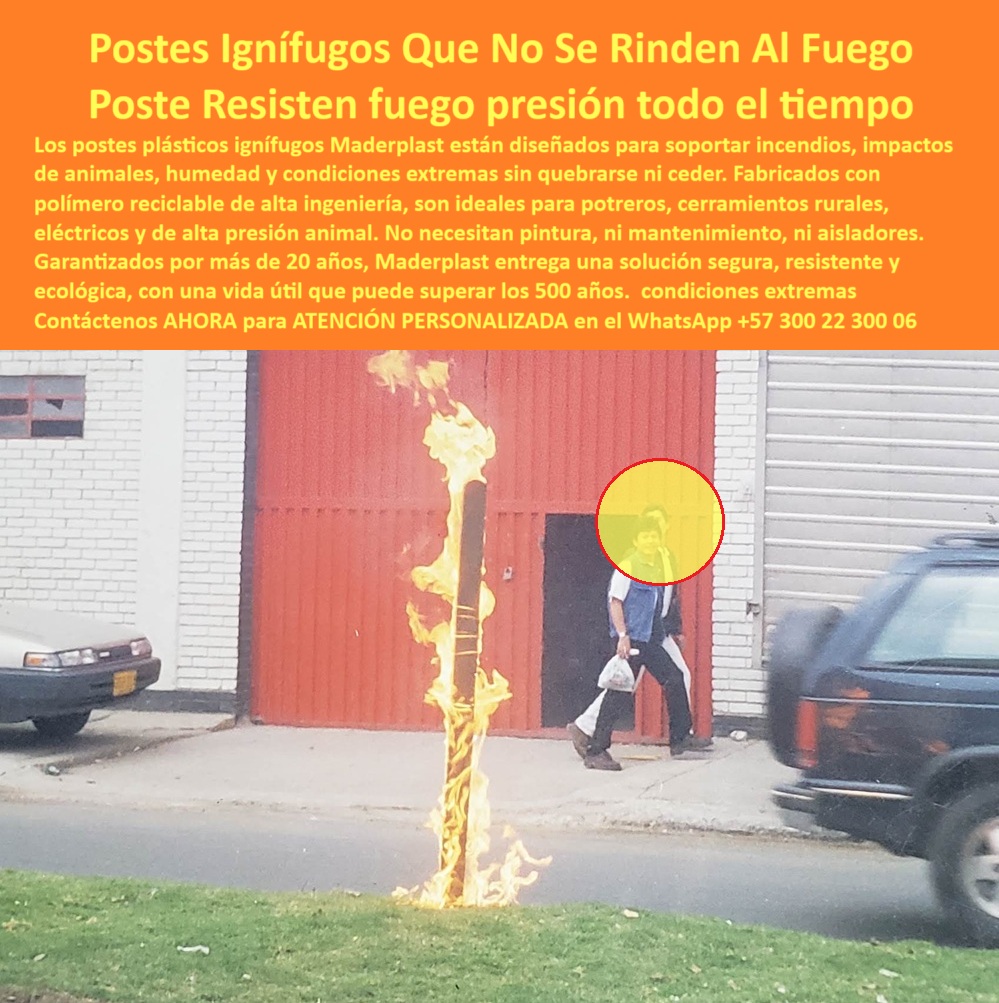Postes Plásticos Prueba De Fuego Piro resistentes Resistes Las Quemas Maderplast poste plástico técnico para condiciones extremas, - poste resistente a quemas rurales, - poste fuerte sin fallos en zonas calientes, - ¿Cuál poste plástico resiste incendios sin mantenimiento?, - poste sin óxido ni astillas, - poste ideal para suelos con calor constante, - poste para presión animal y humedad, - poste para zonas agrícolas con riesgo de incendio, - resistencia al fuego en postes ecológicos sin pintura, - Poste en combustión sin deformación ni rotura, - poste plástico reforzado con polímeros, - ¿Cuál es el poste más resistente para climas extremos?, - ¿Dónde comprar poste ignífugo para finca ganadera?, - poste plástico para cerramiento técnico, - poste ignífugo reciclado para potrero, - poste plástico para finca ganadera, - poste-ignifugo-plastico-para-potreros-sin-mantenimiento.jpg, - poste que reemplaza madera y cemento, - Mantenimiento cero ante calor extremo rural, - alternativas a postes de concreto para zonas calientes, - poste rural resistente al fuego, - Cerramiento con poste plástico en fuego directo, - Poste ignífugo plástico frente a fuego controlado urbano, - Poste reciclado sometido a prueba térmica real, - Soporta fuego directo, impactos intensos y condiciones extremas sin mantenimiento, - poste técnico para climas extremos, - poste estable para incendios forestales, - Poste plástico sin daños tras exposición a llama, - poste reciclado para fuego directo, - Seguridad con poste plástico en incendios rurales, - poste liviano sin mantenimiento para finca, - poste sin riesgo de combustión espontánea, - poste reciclado que no se quiebra, - poste plástico ignífugo alta resistencia, - soluciones en postes reciclados para impacto y fuego, - La imagen muestra una prueba real de fuego en un poste plástico ignífugo de alta ingeniería. Diseñado por Maderplast, este poste no se tuerce, no se derrite y no pierde su forma ante llamas directas. Está fabricado con polímeros reciclados, ideal para zonas rurales con presión animal, alta humedad o riesgo de incendio forestal. Su diseño técnico permite instalarlo sin aisladores, pintura ni refuerzos adicionales. Maderplast garantiza más de 20 años de vida útil, con comportamiento superior frente al concreto o madera. Perfecto para potreros, estaciones ganaderas o terrenos con calor extremo. Su estructura permanece firme ante impactos, fuego y el tiempo, reduciendo costos operativos a cero. Producto colombiano de tecnología avanzada, pensado para quienes exigen eficiencia y durabilidad. No se oxida, no se parte, no se quema., - poste piro resistente de larga duración, - estacón ignífugo reciclado para ganado, - poste para incendios forestales sin pintura, - poste sin pintura para incendios forestales, - poste que no se quema ni se parte, - poste para potreros sin mantenimiento, - Demostración de poste antiincendios frente a presión, - poste para cerco ecológico resistente a fuego, - poste ignífugo durable más de 20 años, - cerramiento rural con postes antiincendios, - poste de seguridad rural ignífugo, - poste plástico para fuego controlado, - poste plástico ignífugo certificado para potreros, - ¿Qué poste sirve para cerramiento en zonas con fuego?, - poste plástico ignífugo sin mantenimiento, - poste sin aisladores ni refuerzos, - Comportamiento poste ignífugo con fuego real, - poste reciclado alta ingeniería rural, - poste para alta presión animal, - Poste ignífugo plástico para potreros con alta presión animal, - postes plásticos para potreros extremos, - ¿Poste plástico que no se queme con fuego directo?, - Poste que no se derrite en prueba de fuego0 Dónde consigo postes ignífugos reciclados para potreros estacón ignífugo reciclado poste plástico para presión animal poste plástico estación 0 Postes Plásticos Prueba De Fuego Piro resistentes Resistes Las Quemas Maderplast 0 Dónde consigo postes ignífugos reciclados para potreros estacón ignífugo reciclado poste plástico para presión animal poste plástico estación poste plástico técnico para condiciones extremas, - poste resistente a quemas rurales, - poste fuerte sin fallos en zonas calientes, - ¿Cuál poste plástico resiste incendios sin mantenimiento?, - poste sin óxido ni astillas, - poste ideal para suelos con calor constante, - poste para presión animal y humedad, - poste para zonas agrícolas con riesgo de incendio, - resistencia al fuego en postes ecológicos sin pintura, - Poste en combustión sin deformación ni rotura, - poste plástico reforzado con polímeros, - ¿Cuál es el poste más resistente para climas extremos?, - ¿Dónde comprar poste ignífugo para finca ganadera?, - poste plástico para cerramiento técnico, - poste ignífugo reciclado para potrero, - poste plástico para finca ganadera, - poste-ignifugo-plastico-para-potreros-sin-mantenimiento.jpg, - poste que reemplaza madera y cemento, - Mantenimiento cero ante calor extremo rural, - alternativas a postes de concreto para zonas calientes, - poste rural resistente al fuego, - Cerramiento con poste plástico en fuego directo, - Poste ignífugo plástico frente a fuego controlado urbano, - Poste reciclado sometido a prueba térmica real, - Soporta fuego directo, impactos intensos y condiciones extremas sin mantenimiento, - poste técnico para climas extremos, - poste estable para incendios forestales, - Poste plástico sin daños tras exposición a llama, - poste reciclado para fuego directo, - Seguridad con poste plástico en incendios rurales, - poste liviano sin mantenimiento para finca, - poste sin riesgo de combustión espontánea, - poste reciclado que no se quiebra, - poste plástico ignífugo alta resistencia, - soluciones en postes reciclados para impacto y fuego, - La imagen muestra una prueba real de fuego en un poste plástico ignífugo de alta ingeniería. Diseñado por Maderplast, este poste no se tuerce, no se derrite y no pierde su forma ante llamas directas. Está fabricado con polímeros reciclados, ideal para zonas rurales con presión animal, alta humedad o riesgo de incendio forestal. Su diseño técnico permite instalarlo sin aisladores, pintura ni refuerzos adicionales. Maderplast garantiza más de 20 años de vida útil, con comportamiento superior frente al concreto o madera. Perfecto para potreros, estaciones ganaderas o terrenos con calor extremo. Su estructura permanece firme ante impactos, fuego y el tiempo, reduciendo costos operativos a cero. Producto colombiano de tecnología avanzada, pensado para quienes exigen eficiencia y durabilidad. No se oxida, no se parte, no se quema., - poste piro resistente de larga duración, - estacón ignífugo reciclado para ganado, - poste para incendios forestales sin pintura, - poste sin pintura para incendios forestales, - poste que no se quema ni se parte, - poste para potreros sin mantenimiento, - Demostración de poste antiincendios frente a presión, - poste para cerco ecológico resistente a fuego, - poste ignífugo durable más de 20 años, - cerramiento rural con postes antiincendios, - poste de seguridad rural ignífugo, - poste plástico para fuego controlado, - poste plástico ignífugo certificado para potreros, - ¿Qué poste sirve para cerramiento en zonas con fuego?, - poste plástico ignífugo sin mantenimiento, - poste sin aisladores ni refuerzos, - Comportamiento poste ignífugo con fuego real, - poste reciclado alta ingeniería rural, - poste para alta presión animal, - Poste ignífugo plástico para potreros con alta presión animal, - postes plásticos para potreros extremos, - ¿Poste plástico que no se queme con fuego directo?, - Poste que no se derrite en prueba de fuego 0 Postes Plásticos Prueba De Fuego Piro resistentes Resistes Las Quemas Maderplast 0 Dónde consigo postes ignífugos reciclados para potreros estacón ignífugo reciclado poste plástico para presión animal poste plástico estación 0