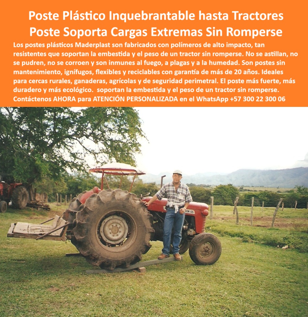 Postes Plásticos Pruebas De Resistencia A La Compresión Flexión Y Tensión Maderplast poste sin mantenimiento que reemplaza concreto, - ¿Dónde comprar poste flexible para pradera?, - poste que soporta impacto de tractor sin quebrarse, - poste sin óxido para uso ganadero intensivo, - ¿Qué poste resiste el peso de un tractor?, - Cerramiento con postes que resisten peso extremo, - poste flexible de alto desempeño técnico, - poste de cerramiento con memoria estructural, - poste ideal para seguridad perimetral agrícola, - poste para dividir potreros con ganado de engorde, - poste plástico ideal para cercado de ganado, - Poste plástico para soportar maquinaria pesada sin romperse, - Poste flexible aplastado por llanta de tractor sin daño, - poste-resistente-flexión-extrema, - poste ecológico y resistente a golpes intensos, - Poste ganadero sometido a carga agrícola, - poste plástico que soporta peso de tractor agrícola, - poste reciclado para cerramiento de alta presión, - Poste sin rotura bajo peso de tractor, - poste sustentable con gran resistencia a la carga, - poste con resistencia validada en campo, - poste para instalación directa sin maquinaria, - Poste reciclado sin mantenimiento y máxima resistencia, - poste para finca que soporta presión animal, - poste con garantía estructural para embestidas de toro, - Cerramiento fuerte para ganado y maquinaria rural, - poste rural que no colapsa ante peso extremo, - poste-duradero-sin-mantenimiento, - ¿Cuál es el poste más resistente para ganado?, - poste-plástico-para-pradera-ganadera, - Poste de alta ingeniería que resiste embestidas y peso extremo, - poste ligero con resistencia estructural para finca, - poste para cercado que no requiere reemplazo, - poste-plastico-prueba-tractor-resistencia-maderplast.jpg, - Poste plástico debajo de maquinaria sin fractura, - poste-plástico-contra-impactos-rurales, - Prueba de presión con tractor sobre poste, - poste de alto impacto para zonas rurales, - Poste para dividir potreros en zonas exigentes, - poste-flexible-y-ecológico-carga, - ¿Poste para finca ganadera con terreno exigente?, - poste-para-terrenos-de-alto-tráfico, - poste duradero para ganadería tecnificada, - poste para praderas ganaderas de alto tránsito, - poste-soporta-tractor-sin-romperse, - poste que no se parte bajo maquinaria pesada, - poste con resistencia a peso extremo sin fractura, - poste-sustituto-concreto-en-ganadería, - poste flexible para pradera con ganado pesado, - Esta imagen representa la supremacía técnica de los postes Maderplast: un tractor completo pasa encima de los postes sin que estos se fracturen o colapsen. La prueba demuestra su flexibilidad estructural, recuperación de forma y resistencia a cargas extremas. Son ideales para dividir praderas ganaderas, zonas agrícolas y espacios rurales donde la maquinaria pesada es frecuente. Fabricados con polímeros reciclados de alta ingeniería, son ignífugos, no se corroen, no se astillan y no requieren mantenimiento. Sustituyen con ventajas al concreto y la madera. Maderplast ofrece una solución fuerte, ecológica y de larga duración. La inversión se hace una vez y se disfruta por décadas. Resistentes al clima, al impacto y a la presión animal. Maderplast es la nueva norma técnica para cercas seguras en Colombia y el mundo., - ¿Postes plásticos fuertes sin mantenimiento?, - Poste Maderplast resiste impacto sin romperse, - poste plástico ganadero de máxima durabilidad, - poste que resiste clima, golpes y presión, - poste plástico para finca con impacto de maquinaria, - poste de cercas rurales de máxima resistencia, - poste-plástico-embestidas-peso, - poste sin mantenimiento que no se astilla, - poste-plástico-con-memoria-estructural 0 poste plástico para pradera, - ¿Qué postes me recomiendan para renovar praderas, - poste resistente división de ganado, - Cerca instalada Fuertes 0 Postes Plásticos Pruebas De Resistencia A La Compresión Flexión Y Tensión Maderplast 0 poste plástico para pradera Qué postes me recomiendan para renovar praderas poste resistente división de ganado Cerca instalada Fuertes poste sin mantenimiento que reemplaza concreto, - ¿Dónde comprar poste flexible para pradera?, - poste que soporta impacto de tractor sin quebrarse, - poste sin óxido para uso ganadero intensivo, - ¿Qué poste resiste el peso de un tractor?, - Cerramiento con postes que resisten peso extremo, - poste flexible de alto desempeño técnico, - poste de cerramiento con memoria estructural, - poste ideal para seguridad perimetral agrícola, - poste para dividir potreros con ganado de engorde, - poste plástico ideal para cercado de ganado, - Poste plástico para soportar maquinaria pesada sin romperse, - Poste flexible aplastado por llanta de tractor sin daño, - poste-resistente-flexión-extrema, - poste ecológico y resistente a golpes intensos, - Poste ganadero sometido a carga agrícola, - poste plástico que soporta peso de tractor agrícola, - poste reciclado para cerramiento de alta presión, - Poste sin rotura bajo peso de tractor, - poste sustentable con gran resistencia a la carga, - poste con resistencia validada en campo, - poste para instalación directa sin maquinaria, - Poste reciclado sin mantenimiento y máxima resistencia, - poste para finca que soporta presión animal, - poste con garantía estructural para embestidas de toro, - Cerramiento fuerte para ganado y maquinaria rural, - poste rural que no colapsa ante peso extremo, - poste-duradero-sin-mantenimiento, - ¿Cuál es el poste más resistente para ganado?, - poste-plástico-para-pradera-ganadera, - Poste de alta ingeniería que resiste embestidas y peso extremo, - poste ligero con resistencia estructural para finca, - poste para cercado que no requiere reemplazo, - poste-plastico-prueba-tractor-resistencia-maderplast.jpg, - Poste plástico debajo de maquinaria sin fractura, - poste-plástico-contra-impactos-rurales, - Prueba de presión con tractor sobre poste, - poste de alto impacto para zonas rurales, - Poste para dividir potreros en zonas exigentes, - poste-flexible-y-ecológico-carga, - ¿Poste para finca ganadera con terreno exigente?, - poste-para-terrenos-de-alto-tráfico, - poste duradero para ganadería tecnificada, - poste para praderas ganaderas de alto tránsito, - poste-soporta-tractor-sin-romperse, - poste que no se parte bajo maquinaria pesada, - poste con resistencia a peso extremo sin fractura, - poste-sustituto-concreto-en-ganadería, - poste flexible para pradera con ganado pesado, - Esta imagen representa la supremacía técnica de los postes Maderplast: un tractor completo pasa encima de los postes sin que estos se fracturen o colapsen. La prueba demuestra su flexibilidad estructural, recuperación de forma y resistencia a cargas extremas. Son ideales para dividir praderas ganaderas, zonas agrícolas y espacios rurales donde la maquinaria pesada es frecuente. Fabricados con polímeros reciclados de alta ingeniería, son ignífugos, no se corroen, no se astillan y no requieren mantenimiento. Sustituyen con ventajas al concreto y la madera. Maderplast ofrece una solución fuerte, ecológica y de larga duración. La inversión se hace una vez y se disfruta por décadas. Resistentes al clima, al impacto y a la presión animal. Maderplast es la nueva norma técnica para cercas seguras en Colombia y el mundo., - ¿Postes plásticos fuertes sin mantenimiento?, - Poste Maderplast resiste impacto sin romperse, - poste plástico ganadero de máxima durabilidad, - poste que resiste clima, golpes y presión, - poste plástico para finca con impacto de maquinaria, - poste de cercas rurales de máxima resistencia, - poste-plástico-embestidas-peso, - poste sin mantenimiento que no se astilla, - poste-plástico-con-memoria-estructural 0 Postes Plásticos Pruebas De Resistencia A La Compresión Flexión Y Tensión Maderplast 0 poste plástico para pradera, - ¿Qué postes me recomiendan para renovar praderas, - poste resistente división de ganado, - Cerca instalada Fuertes 0