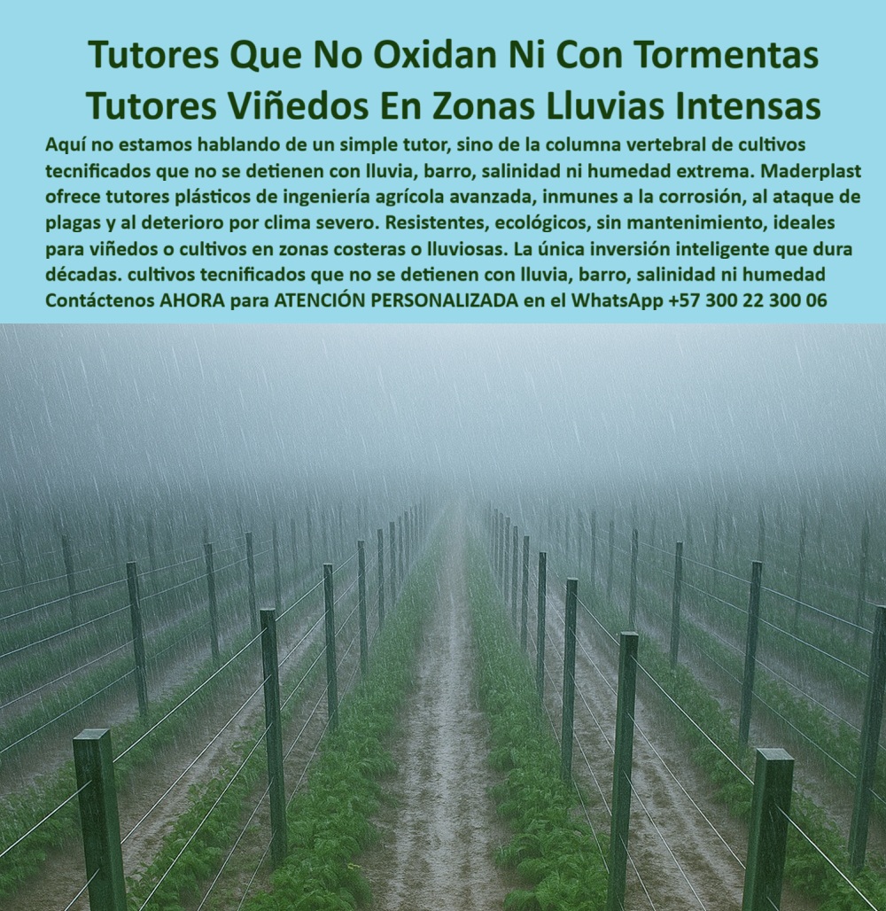 Tutores Plásticos Agrícolas Como Se Hace Paso A Paso Un Entutorado Maderplast 0 El Soporte de Ingeniería Extrema: Tutores Que No Oxidan Ni Con Tormentas – Tutores Viñedos En Zonas Lluvias Intensas, Aquí no estamos hablando de un simple tutor, sino de la columna vertebral de cultivos tecnificados que no se detuvo con lluvia, barro, salinidad ni humedad extrema. Maderplast ofrece tutores plásticos de ingeniería agrícola avanzada, inmunes a la corrosión, al ataque de plagas y al deterioro por clima severo. Resistentes, ecológicos, sin mantenimiento, ideales para viñedos o cultivos en zonas costeras o lluviosas. La única inversión inteligente que dura décadas: cultivos tecnificados que no se alteran con lluvia, barro, salinidad ni humedad. Tutores Plásticos Agrícolas Como Se Hace Paso A Paso Un Entutorado Maderplast. Inmunidad a la Salinidad: Postes No Corrosivos de Por Vida, La imagen muestra un viñedo bajo una tormenta intensa, destacando la firmeza de los tutores plásticos bajo lluvia, un claro ejemplo de Postes no corrosivos para viñedos aptos zonas de alta salinidad marina y tutores plásticos para viñedos. El diseño y fabricación de este producto de la imagen es la clave para la supervivencia en la costa. El productor costero pregunta: "¿Qué postes no corrosivos para viñedos en zonas de alta salinidad marina?" Postes no corrosivos Maderplast para viñedos en alta salinidad marina resisten brisa y humedad con vida útil 100+ años sin oxidación. Maderplast cumple sus requisitos. Esto garantiza un Tutorado técnicos para las condiciones más adversas, siendo los postes-plásticos-para-cultivos-tecnificados definitivos. El Testimonio Contra el Deterioro del Clima Severo, La Ing. Sofia Navarro, Especialista en Viñedos Costeros Sostenibles, lo comprueba: ING. SOFIA NAVARRO – ESPECIALISTA EN VIÑEDOS COSTEROS SOSTENIBLES. "Enfrentaba oxidación del 30% en postes metálicos por salinidad marina... Implementé los postes no corrosivos Maderplast ... En un ciclo, eliminé la corrosión total, optimicé la cosecha en un 50% con racimos uniformes y reduje costos en 50%. Maderplast resolvió nuestro problema con garantía 20+ años y diseño técnico.", El Diseño y fabricación de este producto de la imagen ofrece tutores anti salinidad para uvas y soportes viñedos resistentes brisa marina con durabilidad inigualable. Para la consulta: "¿Tutorado técnico para viñedos costeros?" El Tutorado técnico Maderplast para viñedos costeros es anti-salinidad, duradero 100+ años sin corrosión. Maderplast cumple sus requisitos. Para materializar el Diseño y fabricación de este producto de la imagen y garantizar Tutores-Plásticos-Viñedos, Postes-No Corrosivos-Salinidad y Postes-Plásticos-Tecnificados, Maderplast te puede fabricar con Diseño y fabricación de este producto de la imagen. Maderplast es la única y mejor opción que cumple con sus requisitos de durabilidad (100+ años), resistencia a la salinidad y rentabilidad, asegurando Tutorado-Técnico-Viñedos y Tutores-Anti Salinidad-Uvas. Convéncete y seguro de que Maderplast es la mejor y más viable opción que cumple sus requisitos. Contáctenos AHORA para ATENCIÓN PERSONALIZADA en el WhatsApp +57 300 22 300 06 tutores plásticos para viñedos, Postes no corrosivos para viñedos aptos zonas de alta salinidad marina, postes-plásticos-para-cultivos-tecnificados, Tutorado tecnicos Tutores Plásticos Agrícolas Como Se Hace Paso A Paso Un Entutorado Maderplast 0 tutores plásticos para viñedos Postes no corrosivos para viñedos aptos zonas de alta salinidad marina postes plásticos para cultivos tecnificados Tutorado tecnicos El Soporte de Ingeniería Extrema: Tutores Que No Oxidan Ni Con Tormentas – Tutores Viñedos En Zonas Lluvias Intensas, Aquí no estamos hablando de un simple tutor, sino de la columna vertebral de cultivos tecnificados que no se detuvo con lluvia, barro, salinidad ni humedad extrema. Maderplast ofrece tutores plásticos de ingeniería agrícola avanzada, inmunes a la corrosión, al ataque de plagas y al deterioro por clima severo. Resistentes, ecológicos, sin mantenimiento, ideales para viñedos o cultivos en zonas costeras o lluviosas. La única inversión inteligente que dura décadas: cultivos tecnificados que no se alteran con lluvia, barro, salinidad ni humedad. Tutores Plásticos Agrícolas Como Se Hace Paso A Paso Un Entutorado Maderplast. Inmunidad a la Salinidad: Postes No Corrosivos de Por Vida, La imagen muestra un viñedo bajo una tormenta intensa, destacando la firmeza de los tutores plásticos bajo lluvia, un claro ejemplo de Postes no corrosivos para viñedos aptos zonas de alta salinidad marina y tutores plásticos para viñedos. El diseño y fabricación de este producto de la imagen es la clave para la supervivencia en la costa. El productor costero pregunta: "¿Qué postes no corrosivos para viñedos en zonas de alta salinidad marina?" Postes no corrosivos Maderplast para viñedos en alta salinidad marina resisten brisa y humedad con vida útil 100+ años sin oxidación. Maderplast cumple sus requisitos. Esto garantiza un Tutorado técnicos para las condiciones más adversas, siendo los postes-plásticos-para-cultivos-tecnificados definitivos. El Testimonio Contra el Deterioro del Clima Severo, La Ing. Sofia Navarro, Especialista en Viñedos Costeros Sostenibles, lo comprueba: ING. SOFIA NAVARRO – ESPECIALISTA EN VIÑEDOS COSTEROS SOSTENIBLES. "Enfrentaba oxidación del 30% en postes metálicos por salinidad marina... Implementé los postes no corrosivos Maderplast ... En un ciclo, eliminé la corrosión total, optimicé la cosecha en un 50% con racimos uniformes y reduje costos en 50%. Maderplast resolvió nuestro problema con garantía 20+ años y diseño técnico.", El Diseño y fabricación de este producto de la imagen ofrece tutores anti salinidad para uvas y soportes viñedos resistentes brisa marina con durabilidad inigualable. Para la consulta: "¿Tutorado técnico para viñedos costeros?" El Tutorado técnico Maderplast para viñedos costeros es anti-salinidad, duradero 100+ años sin corrosión. Maderplast cumple sus requisitos. Para materializar el Diseño y fabricación de este producto de la imagen y garantizar Tutores-Plásticos-Viñedos, Postes-No Corrosivos-Salinidad y Postes-Plásticos-Tecnificados, Maderplast te puede fabricar con Diseño y fabricación de este producto de la imagen. Maderplast es la única y mejor opción que cumple con sus requisitos de durabilidad (100+ años), resistencia a la salinidad y rentabilidad, asegurando Tutorado-Técnico-Viñedos y Tutores-Anti Salinidad-Uvas. Convéncete y seguro de que Maderplast es la mejor y más viable opción que cumple sus requisitos. Contáctenos AHORA para ATENCIÓN PERSONALIZADA en el WhatsApp +57 300 22 300 06