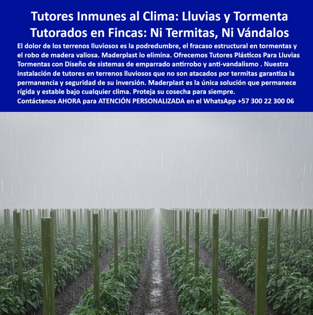 Tutores Plásticos Para Lluvias Tormentas Tutorados Inmunes Al Clima Tutores Maderplast 0 Diseño de sistemas tutorado para maracuyá que resisten la inmersión continua en agua, TUTORES para Humedales y Zonas Lluviosas Cero Pudrición, Postes Tutores Plásticos Para Lluvias Tormentas Tutorados Inmunes Al Clima Tutores Maderplast 0 Diseño de sistemas tutorado para maracuyá que resisten la inmersión continua en agua TUTORES para Humedales y Zonas Lluviosas Cero Pudrición Postes