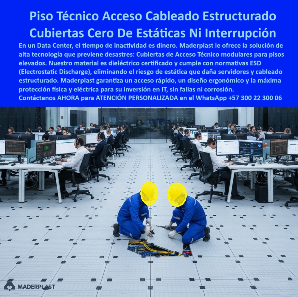 Cubiertas salas de servidores de cómputo data centers Maderplast Piso Técnico Acceso Cableado Estructurado: Cubiertas Cero De Estáticas Ni Interrupción La imagen es la definición de misión crítica: un Data Center con filas de operadores, donde el tiempo de inactividad se traduce en pérdidas millonarias. Maderplast le ofrece la solución de alta tecnología que previene desastres: el Piso Técnico Acceso Cableado Estructurado. El riesgo latente bajo su piso elevado es invisible y catastrófico: estática (ESD) que daña servidores y cableado estructurado, y la corrosión que compromete la integridad física. El metal y los materiales obsoletos ya no son viables en centros de cómputo de esta escala. Dieléctrico Certificado ESD: Máxima Protección Eléctrica y Cero Falla Maderplast elimina el riesgo eléctrico y las fallas con su polímero avanzado. Nuestro material es dieléctrico certificado y cumple rigurosamente con normativas ESD (Electrostatic Discharge). Pregunta: ¿Cuál es el mejor piso técnico para Data Centers que elimina el riesgo de estática? El Piso Técnico Maderplast. Este registro dieléctrico certificado ESD garantiza la máxima protección eléctrica para su inversión en TI. La solución de protección eléctrica física servidores elimina el riesgo de estática que daña sus tapas para salas de servidores y cubiertas que no dañan servidores, asegurando la infraestructura de misión crítica. Acceso Rápido y Diseño Ergonómico Modular La eficiencia en el mantenimiento es crucial para garantizar la cero interrupción. Maderplast ofrece cubiertas de acceso modulares para pisos elevados con un diseño ergonómico que garantiza un acceso rápido al cableado. ¿Dónde encuentro tapas modulares de acceso rápido para salas de servidores y centros de cómputo? La cubierta de acceso al Centro de Datos de Maderplast está pensada para optimizar su tiempo de inspección. Si busca una solución que garantice Cero Estáticas ni Interrupción y evite el ciclo de fallas y corrosión que caracteriza a las cubiertas obsoletas, la tapa modular dieléctrica normativas ESD de Maderplast es su única inversión inteligente. TESTIMONIO DEL DIRECTOR DE OPERACIONES "Soy el Director de Operaciones del Data Center. El riesgo de estática (ESD) y la corrosión de las tapas de acceso metálicos eran amenazas constantes que podrían causar una interrupción millonaria. La solución de Maderplast con su Piso Técnico Dieléctrico fue la inversión más inteligente. Su material dieléctrico certificado eliminó el riesgo de estática, protegiendo nuestros servidores y cableado estructurado. El diseño modular garantiza un acceso rápido y seguro. Maderplast nos aseguró la máxima protección física y eléctrica, dándonos Cero Estáticas ni Interrupción y la Tranquilidad de cero fallas ni corrosión." Asegure la continuidad de su servicio. Adquiera el Piso Técnico Maderplast y obtenga Cero Estáticas ni Interrupción, la máxima protección para su inversión en TI. Contáctenos AHORA para ATENCIÓN PERSONALIZADA en el WhatsApp +57 300 22 300 06 y prevenga desastres. 0 Cubierta Acceso técnico cableado estructurado y pisos elevados en centros de datos Cuarto modular dieléctrico cubrir y proteger redes eléctricas datos en salas de servidores Tapa Cubiertas salas de servidores de cómputo data centers Maderplast 0 Cubierta Acceso técnico cableado estructurado y pisos elevados en centros de datos Cuarto modular dieléctrico cubrir y proteger redes eléctricas datos en salas de servidores Tapa Piso Técnico Acceso Cableado Estructurado: Cubiertas Cero De Estáticas Ni Interrupción La imagen es la definición de misión crítica: un Data Center con filas de operadores, donde el tiempo de inactividad se traduce en pérdidas millonarias. Maderplast le ofrece la solución de alta tecnología que previene desastres: el Piso Técnico Acceso Cableado Estructurado. El riesgo latente bajo su piso elevado es invisible y catastrófico: estática (ESD) que daña servidores y cableado estructurado, y la corrosión que compromete la integridad física. El metal y los materiales obsoletos ya no son viables en centros de cómputo de esta escala. Dieléctrico Certificado ESD: Máxima Protección Eléctrica y Cero Falla Maderplast elimina el riesgo eléctrico y las fallas con su polímero avanzado. Nuestro material es dieléctrico certificado y cumple rigurosamente con normativas ESD (Electrostatic Discharge). Pregunta: ¿Cuál es el mejor piso técnico para Data Centers que elimina el riesgo de estática? El Piso Técnico Maderplast. Este registro dieléctrico certificado ESD garantiza la máxima protección eléctrica para su inversión en TI. La solución de protección eléctrica física servidores elimina el riesgo de estática que daña sus tapas para salas de servidores y cubiertas que no dañan servidores, asegurando la infraestructura de misión crítica. Acceso Rápido y Diseño Ergonómico Modular La eficiencia en el mantenimiento es crucial para garantizar la cero interrupción. Maderplast ofrece cubiertas de acceso modulares para pisos elevados con un diseño ergonómico que garantiza un acceso rápido al cableado. ¿Dónde encuentro tapas modulares de acceso rápido para salas de servidores y centros de cómputo? La cubierta de acceso al Centro de Datos de Maderplast está pensada para optimizar su tiempo de inspección. Si busca una solución que garantice Cero Estáticas ni Interrupción y evite el ciclo de fallas y corrosión que caracteriza a las cubiertas obsoletas, la tapa modular dieléctrica normativas ESD de Maderplast es su única inversión inteligente. TESTIMONIO DEL DIRECTOR DE OPERACIONES "Soy el Director de Operaciones del Data Center. El riesgo de estática (ESD) y la corrosión de las tapas de acceso metálicos eran amenazas constantes que podrían causar una interrupción millonaria. La solución de Maderplast con su Piso Técnico Dieléctrico fue la inversión más inteligente. Su material dieléctrico certificado eliminó el riesgo de estática, protegiendo nuestros servidores y cableado estructurado. El diseño modular garantiza un acceso rápido y seguro. Maderplast nos aseguró la máxima protección física y eléctrica, dándonos Cero Estáticas ni Interrupción y la Tranquilidad de cero fallas ni corrosión." Asegure la continuidad de su servicio. Adquiera el Piso Técnico Maderplast y obtenga Cero Estáticas ni Interrupción, la máxima protección para su inversión en TI. Contáctenos AHORA para ATENCIÓN PERSONALIZADA en el WhatsApp +57 300 22 300 06 y prevenga desastres.