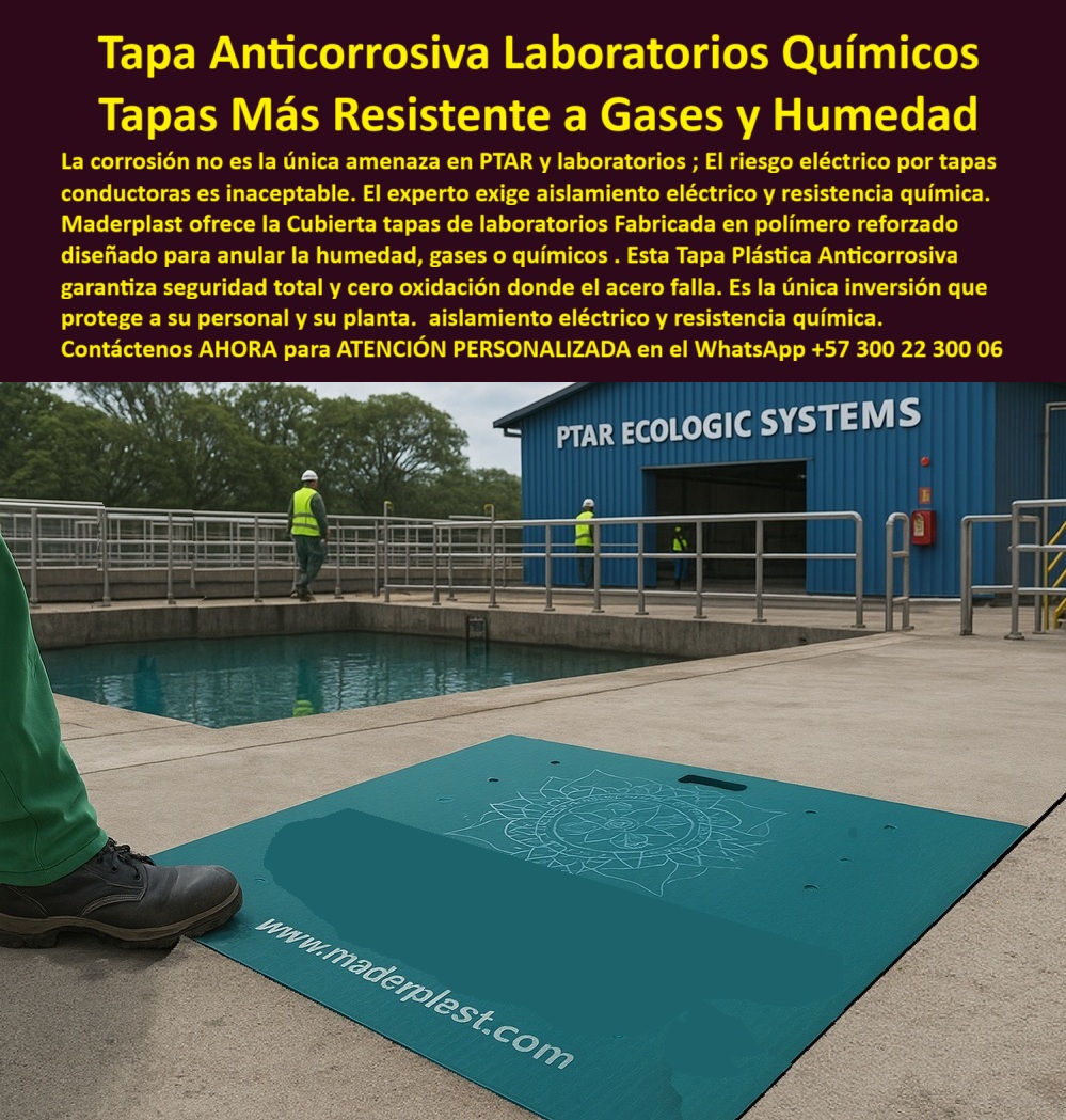 Tapa Plástica Anticorrosiva Ptar Acero Plástico Tapas Hidráulicas Maderplast Tapa Anticorrosiva Laboratorios Químicos: Tapas Más Resistente a Gases y Humedad La imagen, que muestra la Tapa Plástica Anticorrosiva de Maderplast instalada al borde de una piscina de tratamiento en una PTAR, demuestra una verdad ineludible: la corrosión no es la única amenaza en PTAR y laboratorios, pues el riesgo eléctrico por tapas conductoras es inaceptable. El experto exige aislamiento eléctrico y resistencia química garantizada. Las soluciones tradicionales de metal o acero fallan porque no están diseñadas para anular la humedad, gases o químicos. Esta corrosión constante y la conductividad eléctrica representan un doble riesgo inaceptable para su planta y su personal. Aislamiento Eléctrico Total y Cero Oxidación Garantizada Maderplast le ofrece una inversión única que protege a su personal y su planta. Pregunta: ¿Cuál es la tapa de acceso más resistente a gases y químicos para plantas de tratamiento de agua? La Tapa Plástica Anticorrosiva Maderplast. Nuestra Cubierta Tapas de Laboratorios está fabricada en polímero reforzado diseñado específicamente para anular la humedad, gases o productos químicos, logrando una cero oxidación donde el acero falla. Esta tapa con aislamiento eléctrico no solo garantiza seguridad total frente a los riesgos químicos, sino que elimina el riesgo eléctrico, ya que es la única que resuelve las dos principales amenazas de una PTAR. Resistencia Química Superior y Durabilidad Confiable La Tapa Plástica Anticorrosiva es la solución ideal para unas Tapas Más Resistentes a Gases y Humedad. Es la inversión única porque garantiza seguridad total y resistencia química donde el metal se deteriora. Si usted se pregunta ¿Cómo aseguro mi planta y personal contra la corrosión y el riesgo eléctrico de las tapas conductoras? La única forma es instalando la Tapa Anticorrosiva Maderplast que proporciona aislamiento eléctrico y resistencia química con un registro de seguridad total PTAR riesgo químico. Con nuestros procesos industriales controlados y experiencia en plásticos técnicos, Maderplast convierte ideas en piezas reales a medida, asegurando que su cubierta de polímero reforzado cumpla con la durabilidad y confiabilidad que su activo exige. TESTIMONIO DEL EXPERTO QUÍMICO "Soy el Experto Químico en la PTAR 'Ecological Systems'. El riesgo eléctrico y la corrosión de las tapas metálicas era una amenaza inaceptable. El acero simplemente fallaba ante los gases y químicos. Maderplast nos ofreció la Tapa Plástica Anticorrosiva, fabricada en polímero reforzado. Esto nos dio aislamiento eléctrico total y cero oxidación, garantizando seguridad total a mi personal. Es la única inversión que protege mi planta, ya que está diseñada para anular la humedad, gases o químicos donde las soluciones tradicionales no resisten." Invierta en la seguridad innegociable. Adquiera la Tapa Anticorrosiva Laboratorios Químicos Maderplast y asegure su planta con aislamiento eléctrico, resistencia química y cero oxidación. Contáctenos AHORA para ATENCIÓN PERSONALIZADA en el WhatsApp +57 300 22 300 06. 0 Cubierta tapas de laboratorios Fabricada en polímero reforzado diseñada ambientes con humedad gases o químicos Proporciona aislamiento eléctrico seguridad Ptar 0 Tapa Plástica Anticorrosiva Ptar Acero Plástico Tapas Hidráulicas Maderplast 0 Cubierta tapas de laboratorios Fabricada en polímero reforzado diseñada ambientes con humedad gases o químicos Proporciona aislamiento eléctrico seguridad Ptar 0 Tapa Anticorrosiva Laboratorios Químicos: Tapas Más Resistente a Gases y Humedad La imagen, que muestra la Tapa Plástica Anticorrosiva de Maderplast instalada al borde de una piscina de tratamiento en una PTAR, demuestra una verdad ineludible: la corrosión no es la única amenaza en PTAR y laboratorios, pues el riesgo eléctrico por tapas conductoras es inaceptable. El experto exige aislamiento eléctrico y resistencia química garantizada. Las soluciones tradicionales de metal o acero fallan porque no están diseñadas para anular la humedad, gases o químicos. Esta corrosión constante y la conductividad eléctrica representan un doble riesgo inaceptable para su planta y su personal. Aislamiento Eléctrico Total y Cero Oxidación Garantizada Maderplast le ofrece una inversión única que protege a su personal y su planta. Pregunta: ¿Cuál es la tapa de acceso más resistente a gases y químicos para plantas de tratamiento de agua? La Tapa Plástica Anticorrosiva Maderplast. Nuestra Cubierta Tapas de Laboratorios está fabricada en polímero reforzado diseñado específicamente para anular la humedad, gases o productos químicos, logrando una cero oxidación donde el acero falla. Esta tapa con aislamiento eléctrico no solo garantiza seguridad total frente a los riesgos químicos, sino que elimina el riesgo eléctrico, ya que es la única que resuelve las dos principales amenazas de una PTAR. Resistencia Química Superior y Durabilidad Confiable La Tapa Plástica Anticorrosiva es la solución ideal para unas Tapas Más Resistentes a Gases y Humedad. Es la inversión única porque garantiza seguridad total y resistencia química donde el metal se deteriora. Si usted se pregunta ¿Cómo aseguro mi planta y personal contra la corrosión y el riesgo eléctrico de las tapas conductoras? La única forma es instalando la Tapa Anticorrosiva Maderplast que proporciona aislamiento eléctrico y resistencia química con un registro de seguridad total PTAR riesgo químico. Con nuestros procesos industriales controlados y experiencia en plásticos técnicos, Maderplast convierte ideas en piezas reales a medida, asegurando que su cubierta de polímero reforzado cumpla con la durabilidad y confiabilidad que su activo exige. TESTIMONIO DEL EXPERTO QUÍMICO "Soy el Experto Químico en la PTAR 'Ecological Systems'. El riesgo eléctrico y la corrosión de las tapas metálicas era una amenaza inaceptable. El acero simplemente fallaba ante los gases y químicos. Maderplast nos ofreció la Tapa Plástica Anticorrosiva, fabricada en polímero reforzado. Esto nos dio aislamiento eléctrico total y cero oxidación, garantizando seguridad total a mi personal. Es la única inversión que protege mi planta, ya que está diseñada para anular la humedad, gases o químicos donde las soluciones tradicionales no resisten." Invierta en la seguridad innegociable. Adquiera la Tapa Anticorrosiva Laboratorios Químicos Maderplast y asegure su planta con aislamiento eléctrico, resistencia química y cero oxidación. Contáctenos AHORA para ATENCIÓN PERSONALIZADA en el WhatsApp +57 300 22 300 06.