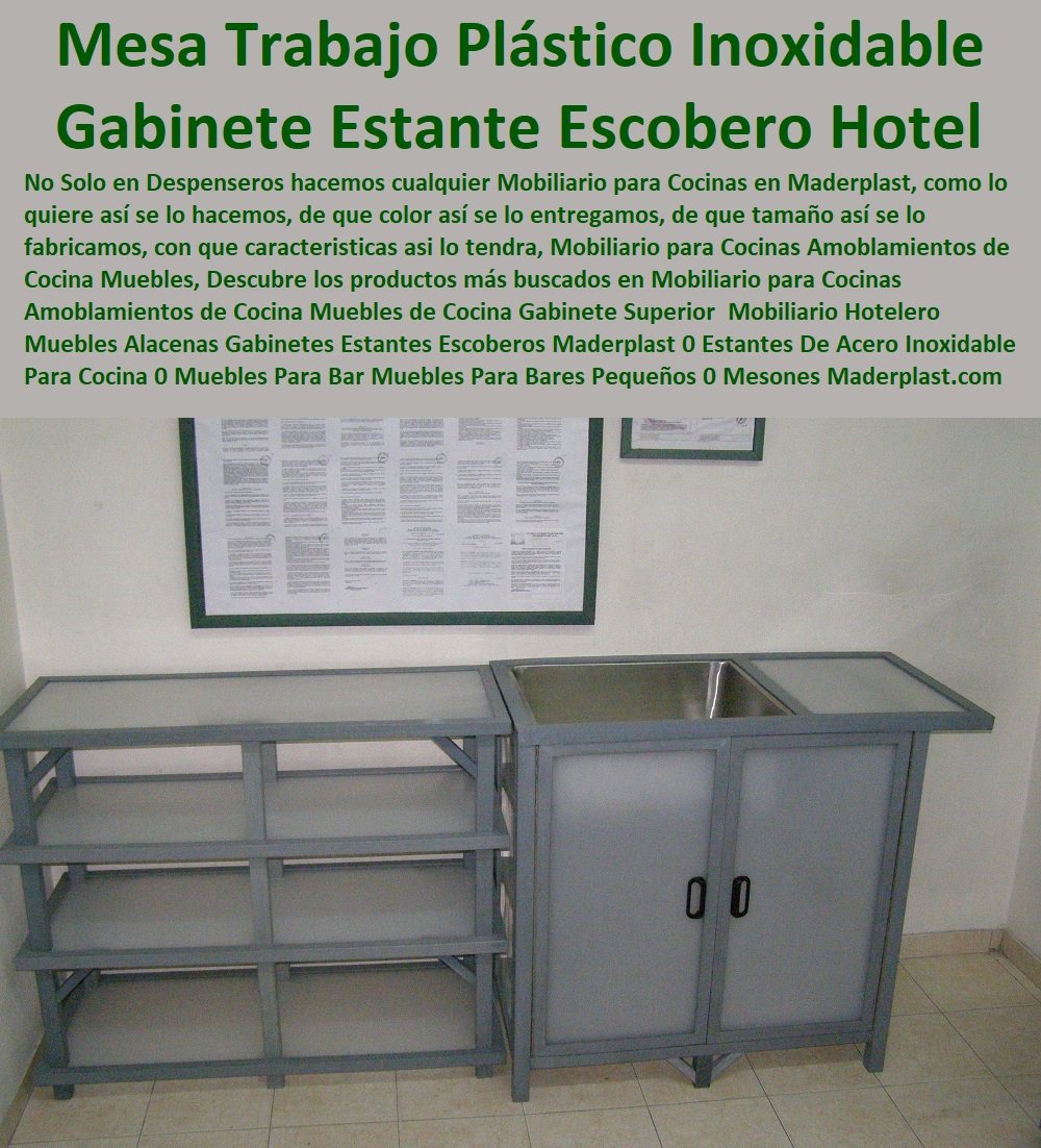 Mobiliario Hotelero Muebles Alacenas Gabinetes Estantes Escoberos Maderplast 0 Estantes De Acero Inoxidable Para Cocina 0 Muebles Para Bar 0 Muebles Para Bares Pequeños 0 Mesones Para Restaurante 0 Mesa De Trabajo En Acero Inoxidable PP 0 Mobiliario Hotelero Muebles Alacenas Gabinetes Estantes Escoberos Maderplast 0  Hotelería Materiales Y Mobiliarios Para Negocio 0 Mobiliario Y Equipamiento Hotelero 0 Proveedores Fabricantes De Muebles 0 Mobiliario De Cocina Restaurante 0 Equipo Y Mobiliario De Un Bar 0 Fabricantes De Mobiliario Muebles De Hotel 0 Mobiliario De Un Restaurante 0 Dotaciones Centros Recreativos 0 Estantes De Acero Inoxidable Para Cocina 0 Muebles Para Bar 0 Muebles Para Bares Pequeños 0 Mesones Para Restaurante 0 Mesa De Trabajo En Acero Inoxidable PP