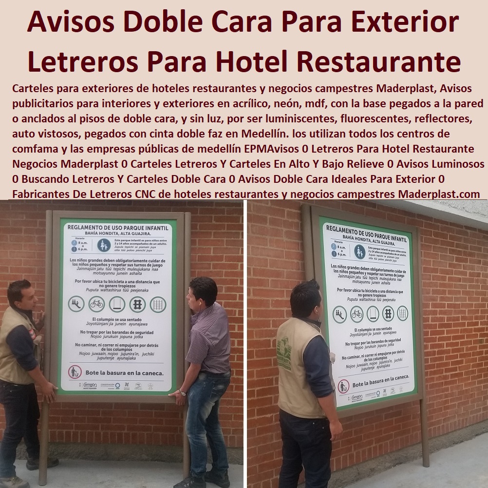 Avisos 0 Letreros Para Hotel Restaurante Negocios Maderplast 0 Carteles Letreros Y Carteles En Alto Y Bajo Relieve 0 Avisos Luminosos 0 Buscando Letreros Y Carteles Doble Cara 0 Avisos Doble Cara Ideales Para Exterior 0 Fabricantes De Letreros CNC 0 Avisos 0 Letreros Para Hotel Restaurante Negocios Maderplast 0 Carteles Letreros Y Carteles En Alto Y Bajo Relieve 0 Avisos Luminosos 0 Buscando Letreros Y Carteles Doble Cara 0 Avisos Doble Cara Ideales Para Exterior 0 Fabricantes De Letreros CNC