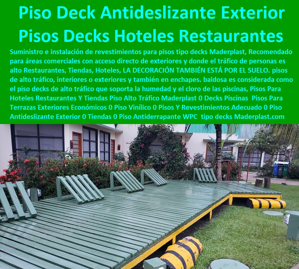 Pisos Para Hoteles Restaurantes Y Tiendas Piso Alto Tráfico Maderplast 0 Decks Piscinas Pisos Para Terrazas Exteriores Económicos 0 Proveedor Para Hotel Restaurante 0 Muebles Taberna Bar Negocios 0 Materiales Bar Cafetería Pizzeria 0 Mobiliario Comedores Casinos 0  Materiales Hosterías 0 Dotaciones Hotel Campestre 0 Mantenimiento Piscinas Playas 0 Sillas Alojamientos 0 Piso Vinílico 0 Pisos Y Revestimientos Adecuado 0 Piso Antideslizante Exterior 0 Tiendas 0 Piso Antiderrapante WPC 0 Pisos Para Hoteles Restaurantes Y Tiendas Piso Alto Tráfico Maderplast 0 Decks Piscinas  Pisos Para Terrazas Exteriores Económicos 0 Piso Vinílico 0 Pisos Y Revestimientos Adecuado 0 Piso Antideslizante Exterior 0 Tiendas 0 Piso Antiderrapante WPC