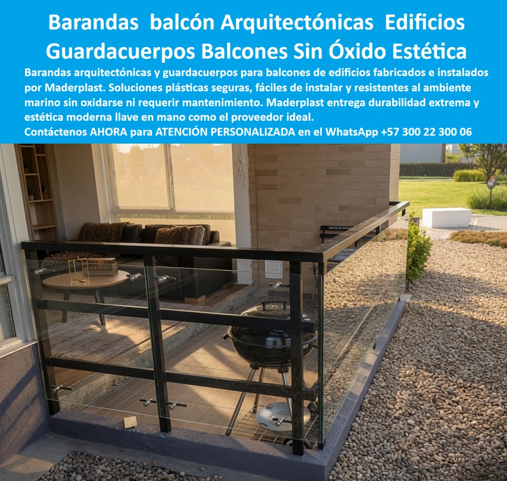 Barandas Arquitectónicas Edificios Larga Vida Baranda Balcón Maderplast - Barandales Construcción Fácil Instalación Duradera, Barandas Construcción de Edificios Plásticas Seguras Sin Óxido, Guardacuerpos Balcones Resistentes Al Ambiente Marino, a Barandas Arquitectónicas Edificios Larga Vida Baranda Balcón Maderplast Barandales Construcción Fácil Instalación Duradera Barandas Construcción de Edificios Plásticas Seguras Sin Óxido Guardacuerpos Balcones Resistentes Al Ambiente Marino a