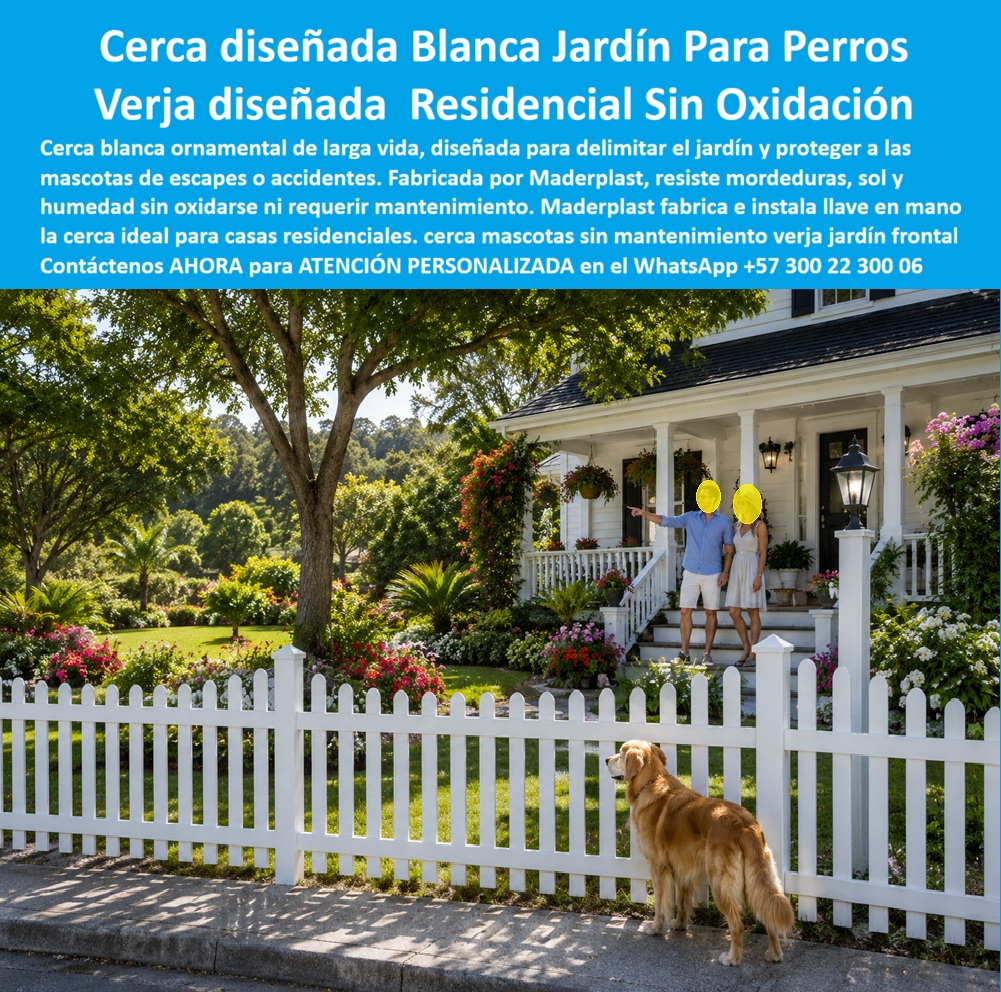Barandas Para Jardín Mascotas Cercas Verjas Perros Maderplast - Cercas Ornamentales Blancas De Larga Vida, Barandal para perros blanco con protección contra mordeduras, Vallado Mascotas Blanco Residencial Resistente Sin Oxidación, Verjas Blancas Barandas Para Jardín Mascotas Cercas Verjas Perros Maderplast Cercas Ornamentales Blancas De Larga Vida Barandal para perros blanco con protección contra mordeduras Vallado Mascotas Blanco Residencial Resistente Sin Oxidación Verjas Blancas