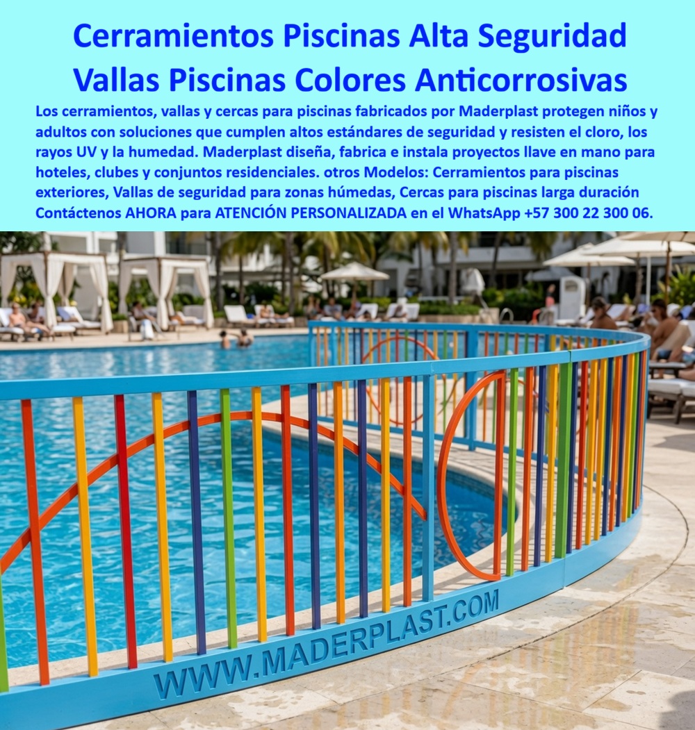 Cerramiento De Piscinas Normalizado 1209 Vallado Seguridad Maderplast - Cercados Ornamentales de Seguridad Piscinas Libre de Óxido Exterior, Vallas de seguridad piscinas que no se oxidan, Cercas de protección infantil en acero plástico duraderos Cerramiento De Piscinas Normalizado 1209 Vallado Seguridad Maderplast Cercados Ornamentales de Seguridad Piscinas Libre de Óxido Exterior Vallas de seguridad piscinas que no se oxidan Cercas de protección infantil en acero plástico duraderos