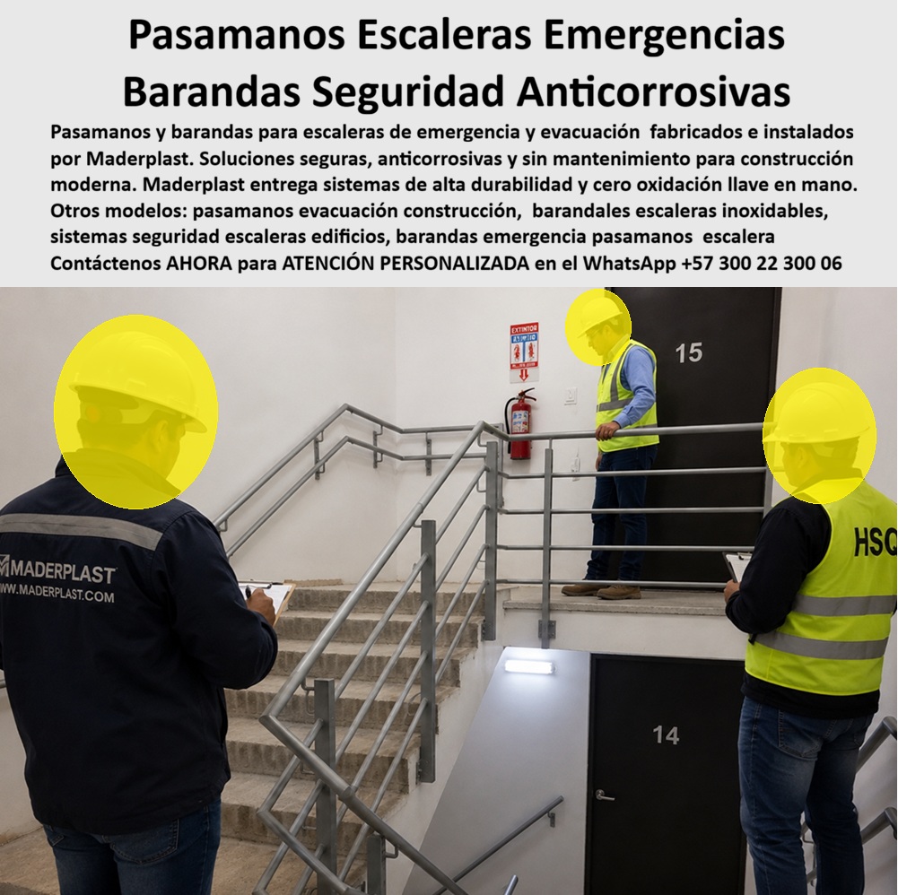 Pasamanos Escaleras De Emergencia Baranda Edificio Maderplast Barandas De Seguridad Para Construcción Moderna Sistemas de Pasamanos Escaleras de Emergencia Sin Mantenimiento Baranda Escalera Evacuación Anticorrosiva Cero Mantenimiento Guarda Pasamanos Escaleras De Emergencia Baranda Edificio Maderplast Barandas De Seguridad Para Construcción Moderna Sistemas de Pasamanos Escaleras de Emergencia Sin Mantenimiento Baranda Escalera Evacuación Anticorrosiva Cero Mantenimiento Guarda