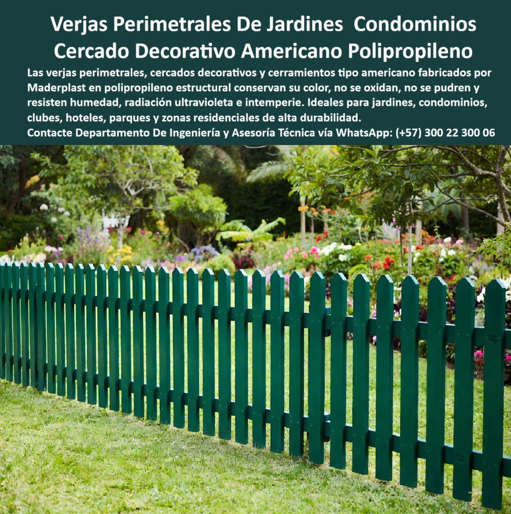 Vallado jardinera verde Verja Perimetral Zona Jardín Cercado Maderplast - Cercados Perimetrales Verdes para Jardines y Áreas Exteriores, Cerramientos Verdes Tipo Americano, Cerramientos Verdes Condominios, Cercado Decorativo Jardin Cerramientos Vallado jardinera verde Verja Perimetral Zona Jardín Cercado Maderplast Cercados Perimetrales Verdes para Jardines y Áreas Exteriores Cerramientos Verdes Tipo Americano Cerramientos Verdes Condominios Cercado Decorativo Jardin Cerramientos