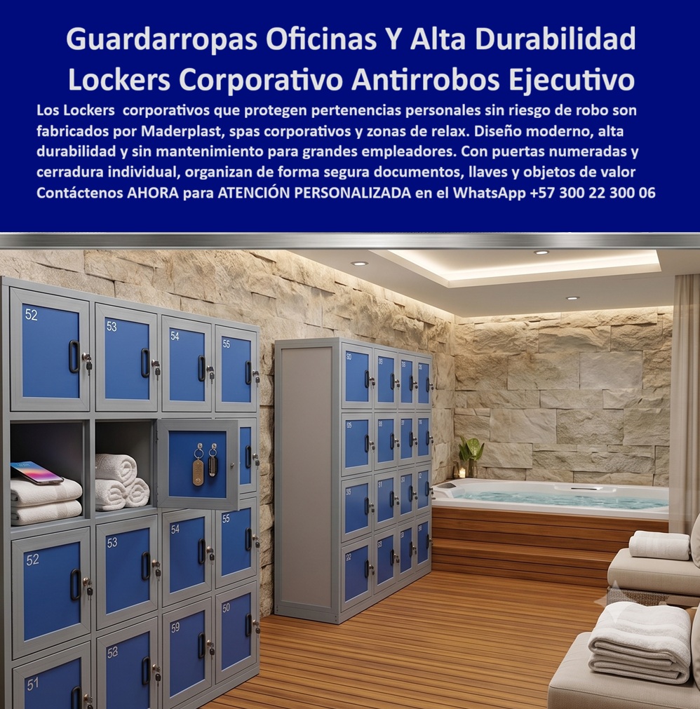 Fabricantes de locker para oficinas Casillero Corporativo Antirrobo Maderplast - Alta Durabilidad, Guardarropas ejecutivos, Guardarropas corporativos modernos, Locker para grandes Locker Ejecutivo Corporativo Organización Segura Spa Fabricantes de locker para oficinas Casillero Corporativo Antirrobo Maderplast Alta Durabilidad Guardarropas ejecutivos Guardarropas corporativos modernos Locker para grandes Locker Ejecutivo Corporativo Organización Segura Spa