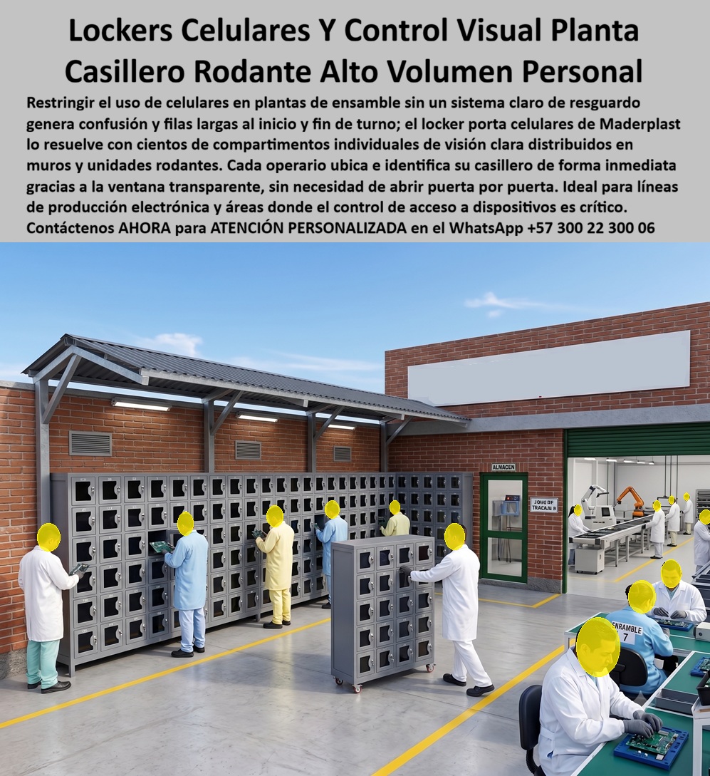 Locker Porta Celulares Control Visual Casilleros celulares Maderplast - Casilleros celulares que evitan robos rodantes, Lockers celulares en empresas con control de acces, casilleros seguros para celulares en planta con visión clara, Lockers Locker Porta Celulares Control Visual Casilleros celulares Maderplast Casilleros celulares que evitan robos rodantes Lockers celulares en empresas con control de acces casilleros seguros para celulares en planta con visión clara Lockers
