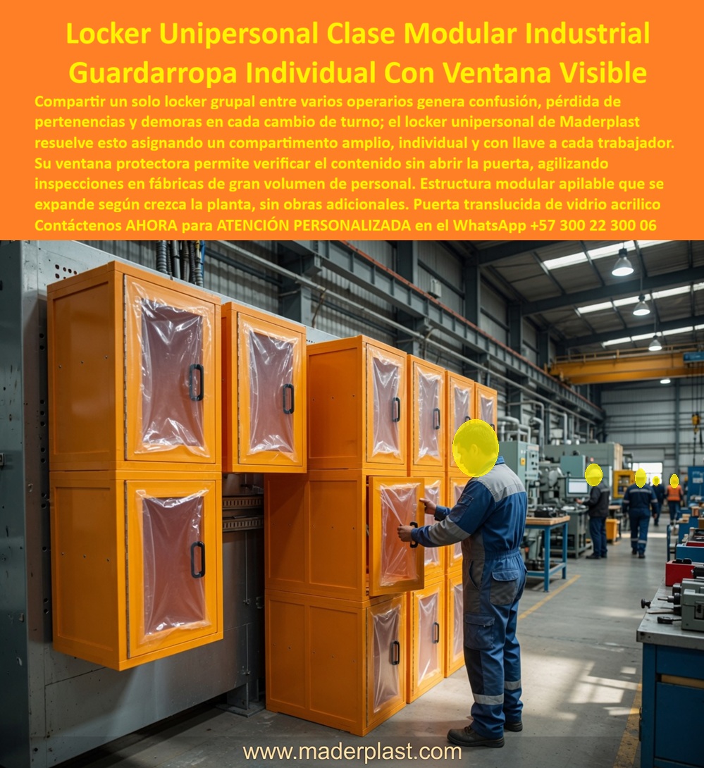 Locker individual Locker personalizado Locker unipersonal Maderplast - Guardarropa industrial unipersonal, Locker individual modular, Locker Unipersonal de Empresas, Locker personal para fábricas, Locker unipersonal de gran tamaño con llaves Locker individual Locker personalizado Locker unipersonal Maderplast Guardarropa industrial unipersonal Locker individual modular Locker Unipersonal de Empresas Locker personal para fábricas Locker unipersonal de gran tamaño con llaves