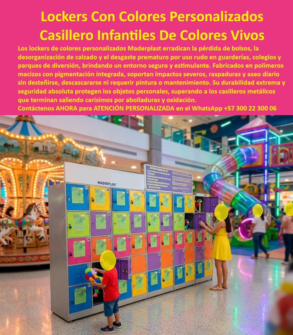 Lockers colegios Lockers áreas de diversión, Lockers infantiles Maderplast - Lockers De Colores Personalizados Locker modular alegre, resistente al uso constante en zonas familiares, Lockers con diseño temático, Guardarropas alegres Lockers colegios Lockers áreas de diversión Lockers infantiles Maderplast Lockers De Colores Personalizados Locker modular alegre resistente al uso constante en zonas familiares Lockers con diseño temático Guardarropas alegres