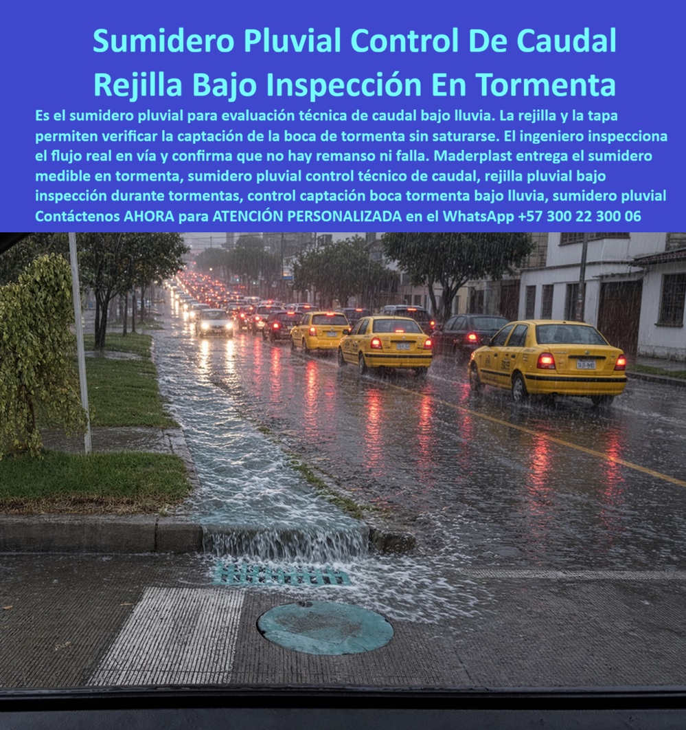 Sumidero Pluvial Control Técnico De Caudal Evaluación Sumidero Maderplast - Rejilla Pluvial Bajo Inspección Durante Tormentas, Control captación boca tormenta bajo lluvia, Sumidero Pluvial Para Verificar Caudal En Lluvia, Evaluación sumidero tapa Sumidero Pluvial Control Técnico De Caudal Evaluación Sumidero Maderplast Rejilla Pluvial Bajo Inspección Durante Tormentas Control captación boca tormenta bajo lluvia Sumidero Pluvial Para Verificar Caudal En Lluvia Evaluación sumidero tapa