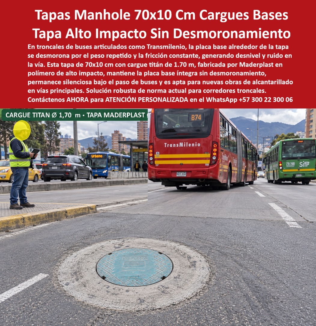 Tapa 70 X 10 Cm Tráfico Vehicular Pesado Tapa manhole 70 cm Maderplast - Tapa de 70 cm placa base titan sin desmoronamiento, Tapa De Alto Impacto Nuevas Obras De Alcantarillado, Tapa De Manhole Sin Ruido Vías Principales, Tapa de alcantarilla 700 Tapa 70 X 10 Cm Tráfico Vehicular Pesado Tapa manhole 70 cm Maderplast Tapa de 70 cm placa base titan sin desmoronamiento Tapa De Alto Impacto Nuevas Obras De Alcantarillado Tapa De Manhole Sin Ruido Vías Principales Tapa de alcantarilla 700