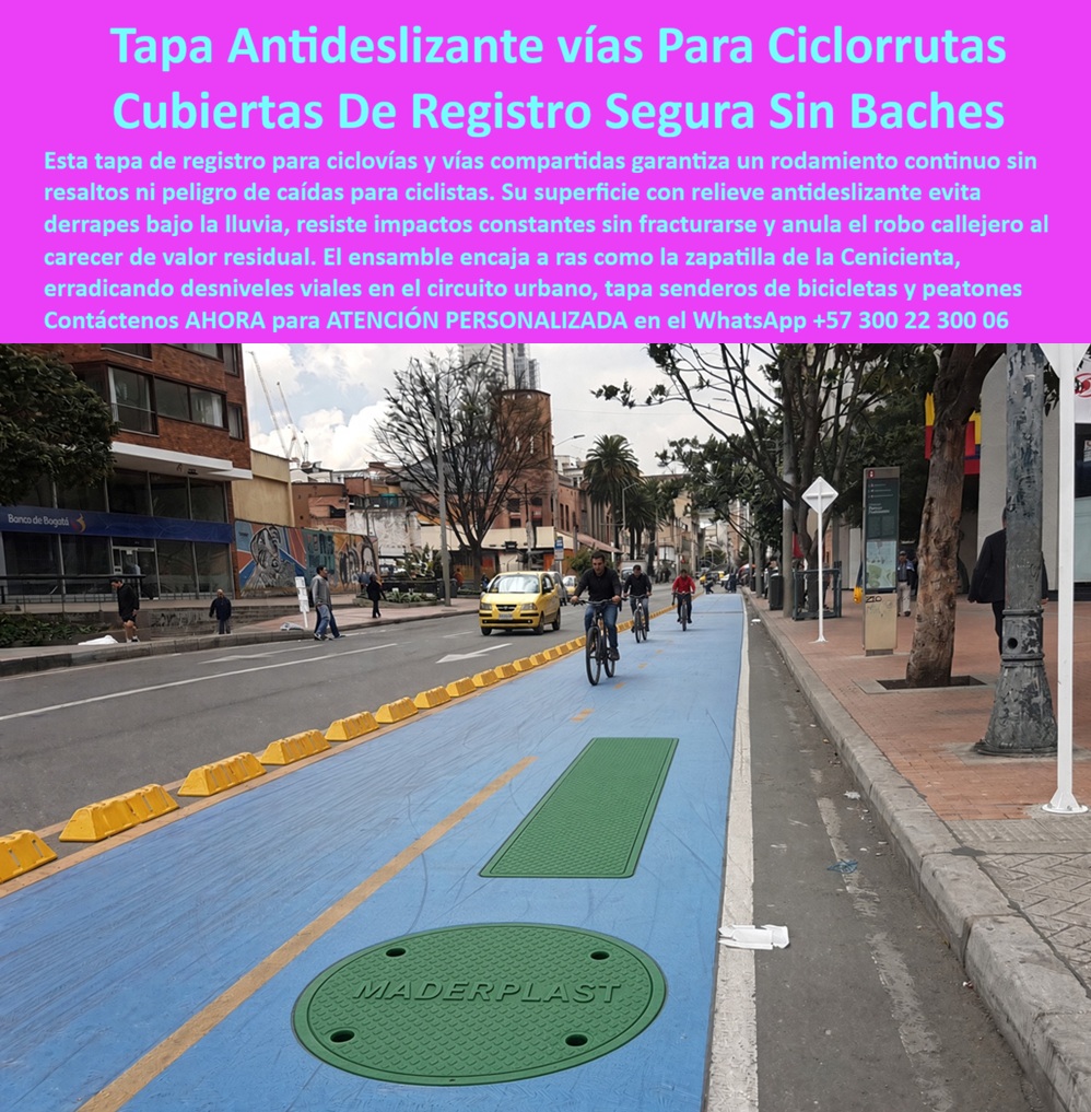 Tapa Plástica Antideslizante Ciclovías Urbanas Tapa Antivandálica Maderplast - Tapa Circuito Bici Resistente Durable Vías Compartidas Peatonales, Tapa Rectangular Registros En Vías Ciclistas, Tapa caja de paso en ciclorruta sin baches B125, Tapa Tapa Plástica Antideslizante Ciclovías Urbanas Tapa Antivandálica Maderplast Tapa Circuito Bici Resistente Durable Vías Compartidas Peatonales Tapa Rectangular Registros En Vías Ciclistas Tapa caja de paso en ciclorruta sin baches B125 Tapa