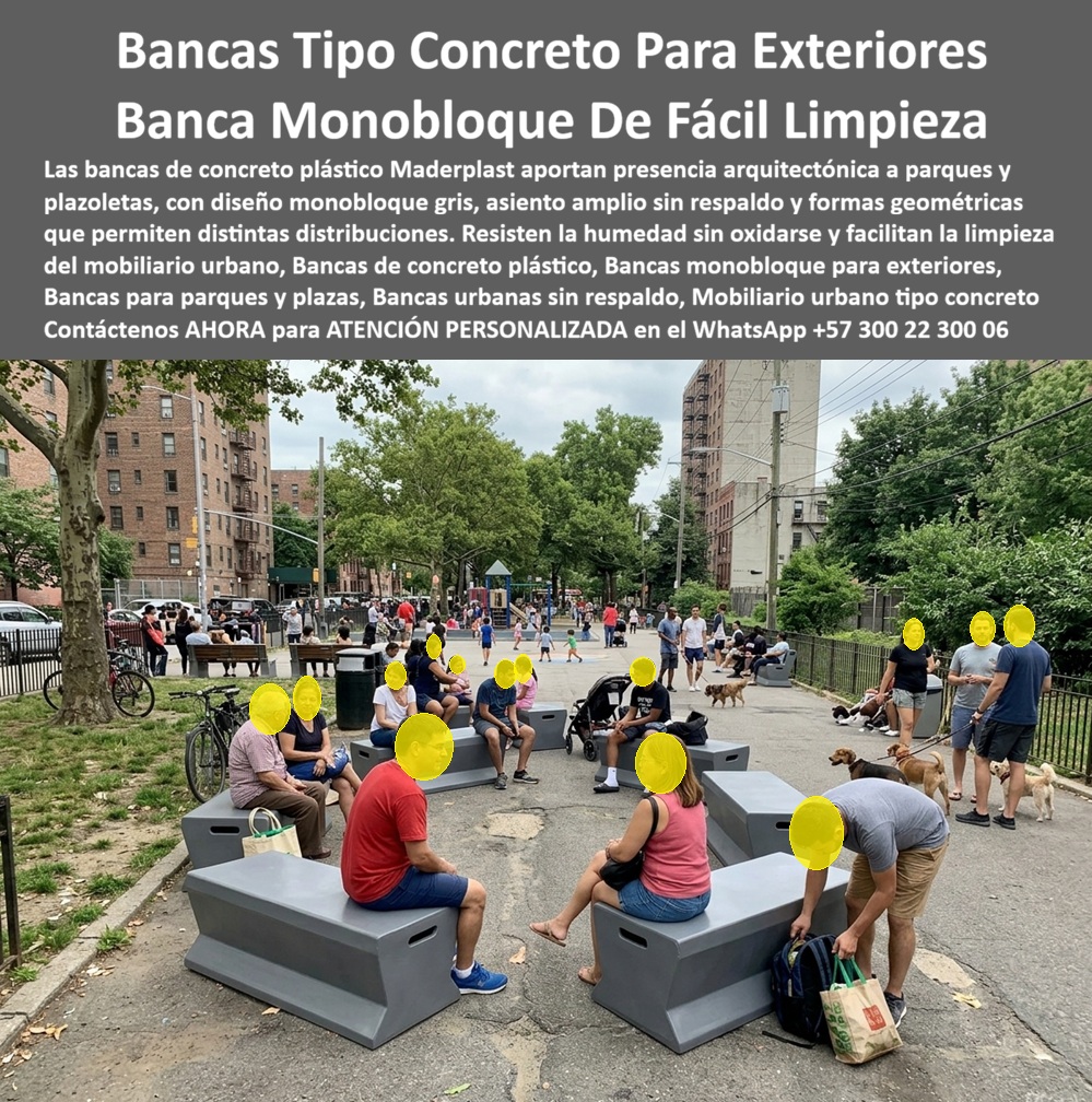 Asientos Monobloque Bancas Tipo Concreto Mobiliario Institucional Maderplast - Bancas de concreto plástico indestructibles plazas urbanas, Bancos monobloque de presencia imponente, Asientos modulares plazoleta estetica arquitectonica, Mobiliario Asientos Monobloque Bancas Tipo Concreto Mobiliario Institucional Maderplast Bancas de concreto plástico indestructibles plazas urbanas Bancos monobloque de presencia imponente Asientos modulares plazoleta estetica arquitectonica Mobiliario