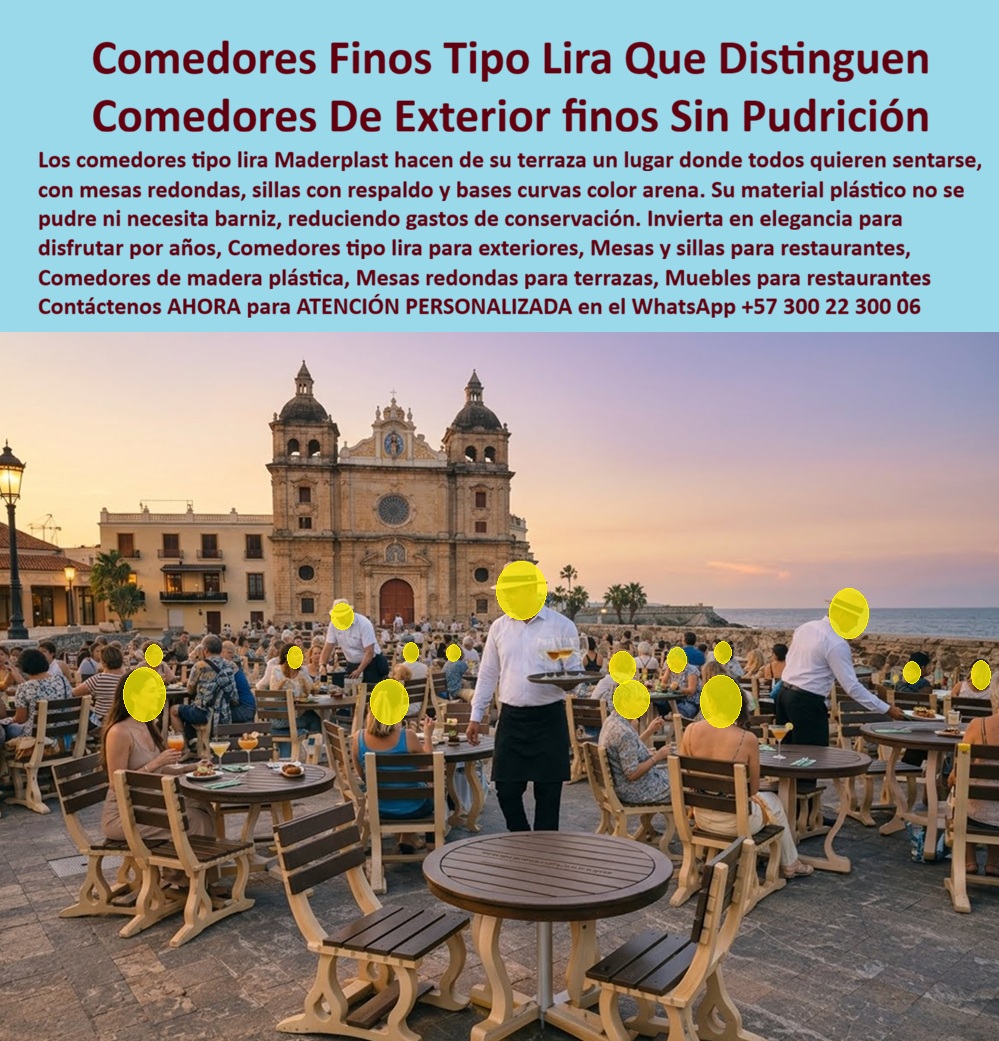 Comedor Exterior Estilo Lira Conjuntos Mesa Terraza Mobiliario Maderplast - Comedores tipo lira terraza sin pudrición polímero, Juegos de mesa lira exterior sin desajuste pesados, Comedores pesados listos instalar exterior, Mesas de terraza Mesas Comedor Exterior Estilo Lira Conjuntos Mesa Terraza Mobiliario Maderplast Comedores tipo lira terraza sin pudrición polímero Juegos de mesa lira exterior sin desajuste pesados Comedores pesados listos instalar exterior Mesas de terraza Mesas
