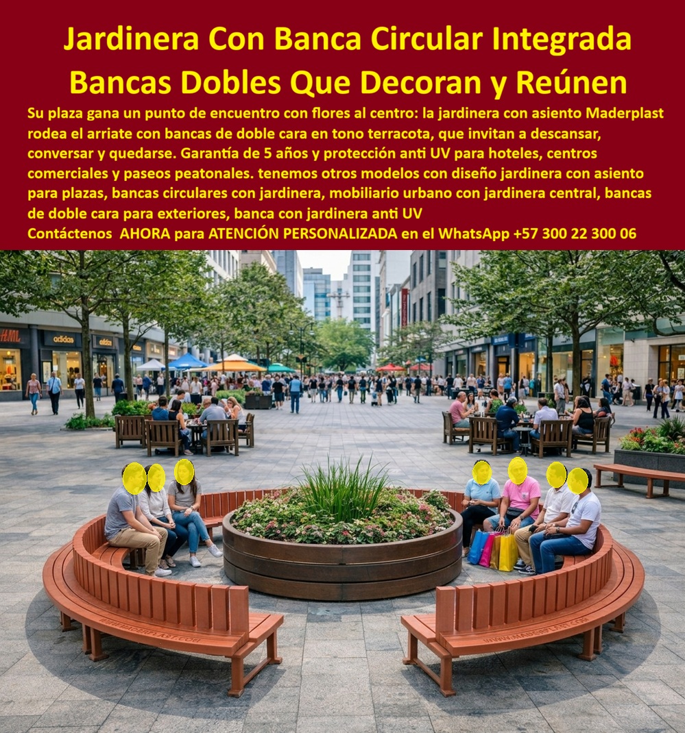 Jardineras Con Asiento Bancas De Centros Jardín Silla Mobiliario Maderplast - Bancas circulares con jardinera descansar y decorar, Mobiliario Urbano Con Jardinera Central Hoteles Garantía 5 Años Anti UV, Bancas de doble cara con jardinera plazas Jardineras Con Asiento Bancas De Centros Jardín Silla Mobiliario Maderplast Bancas circulares con jardinera descansar y decorar Mobiliario Urbano Con Jardinera Central Hoteles Garantía 5 Años Anti UV Bancas de doble cara con jardinera plazas