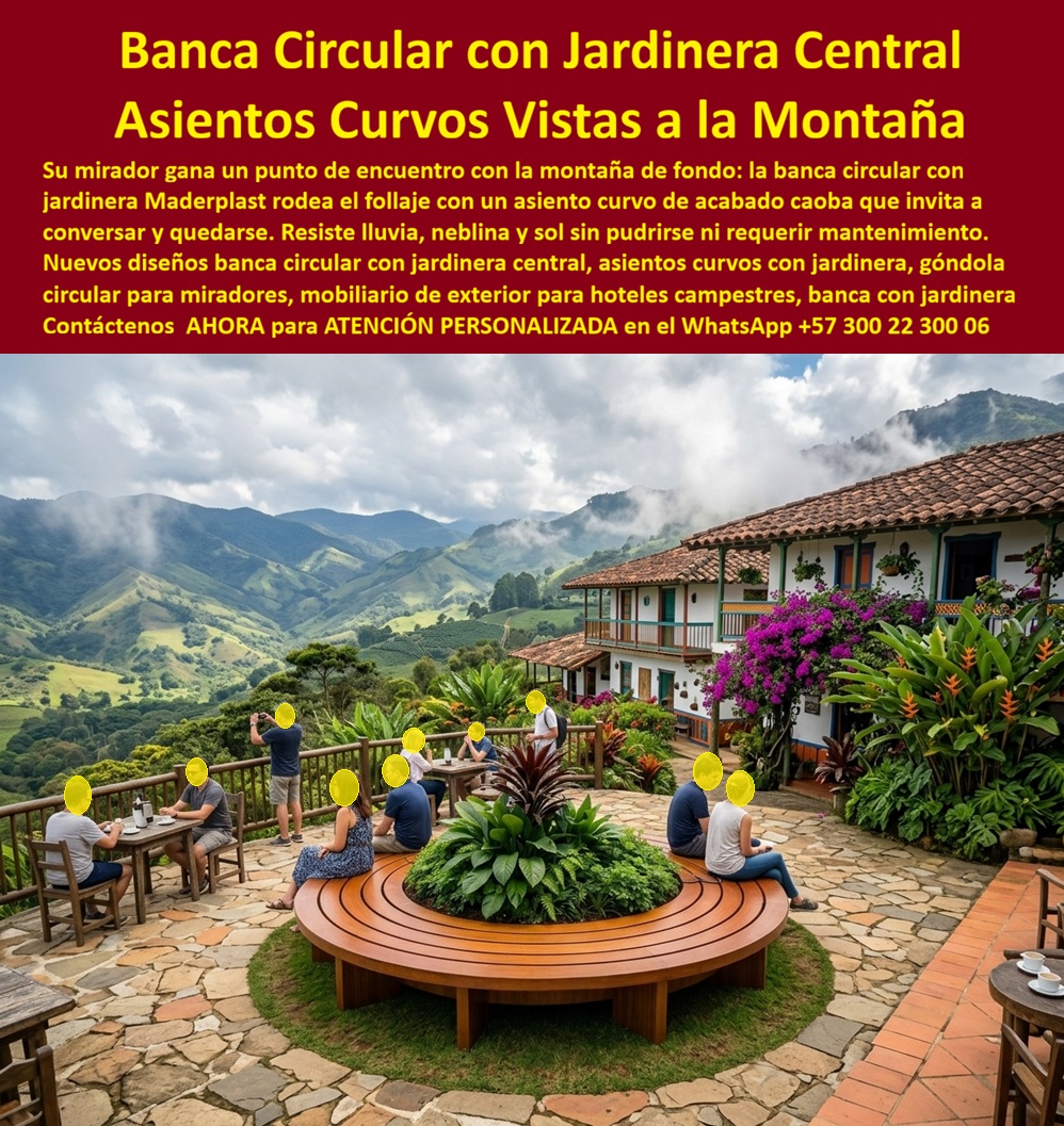 Jardineras Con Asiento Bancas De Centros Jardín Silla Mobiliario Maderplast - Góndolas centros comerciales de intemperie duraderas, Góndola Banca Circular Con Jardinera Centros Comerciales Sin Mantenimiento, Asientos curvos con jardinera central Jardineras Con Asiento Bancas De Centros Jardín Silla Mobiliario Maderplast Góndolas centros comerciales de intemperie duraderas Góndola Banca Circular Con Jardinera Centros Comerciales Sin Mantenimiento Asientos curvos con jardinera central