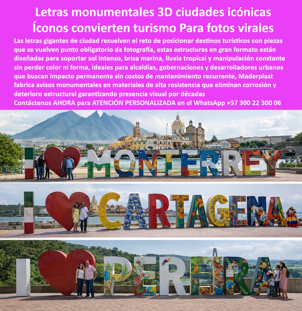 Letreros Gigantes Cnc Formas Y Figuras 3d Letras Monumentales Maderplast - Letreros Gigantes CNC Formas y Figuras 3D Letras Monumentales Maderplast - Avisos Gigantes de Ciudad en Gran Formato, Avisos Gran Formato UV Evita Mantenimiento Letreros Grandes Proporciones Anti Deterioro UV Vida Prolongada Letrero La imagen muestra letras monumentales 3D instaladas en plazas icónicas frente a paisajes urbanos y costeros, diseñadas como punto obligatorio de fotografía y símbolo de identidad territorial. Estas estructuras no son simples avisos decorativos, son activos estratégicos que deben resistir radiación UV intensa, brisa marina, lluvia tropical, manipulación constante y exposición permanente sin perder color, forma ni estabilidad estructural. El problema técnico que enfrentan alcaldías, gobernaciones y desarrolladores urbanos es el envejecimiento acelerado de las soluciones tradicionales. El metal se corroe frente al salitre, la madera se degrada con humedad y hongos, el concreto se fisura por variaciones térmicas y la pintura superficial exige mantenimiento periódico. Cada reparación implica costos directos, reprocesos y deterioro de imagen pública. Cuando el letrero se daña, se afecta la percepción del destino. El costo total de propiedad termina siendo muy superior al precio inicial. Los Letreros Gigantes CNC Formas y Figuras 3D Letras Monumentales Maderplast se fabrican en polímero estructural macizo de alta densidad mediante tecnología de corte computarizado de precisión, lo que permite materializar cualquier tipografía, forma o figura 3D con estabilidad dimensional controlada. Estos Avisos gigantes de ciudad en gran formato son inmunes a la corrosión, al salitre y a la radiación UV intensa; el color está integrado en el material, evitando descascamientos y reduciendo mantenimiento prácticamente a limpieza básica. Los Avisos gran formato UV evita mantenimiento no son un eslogan, son una consecuencia técnica del material empleado. Desde el punto de vista estructural, los letreros grandes proporciones anti deterioro UV se diseñan considerando cargas de viento, tipo de soporte y sistema de anclaje mecánico específico, ya sea con pernos de expansión o anclajes químicos certificados. Su menor peso relativo frente al concreto facilita instalación en plazas, malecones y fachadas sin sobredimensionar cimentaciones. Además, el material no tiene valor de chatarra, reduciendo riesgo de hurto, y soporta manipulación constante propia de los iconos urbanos para fotos virales. En términos financieros, la decisión debe evaluarse en TCO. Las Letras 3D gigantes sin óxido y las Figuras 3D gran formato resistentes eliminan ciclos de pintura, reparaciones por corrosión y reposiciones prematuras. Las vallas publicitarias grandes resistentes al clima desarrolladas en este sistema estabilizan el presupuesto municipal y garantizan Publicidad urbana de impacto permanente. Por eso afirmamos con criterio técnico que los productos Maderplast son tan buenos que los demás, ni regalados; cuando se analizan mantenimiento, reposición y riesgo estructural, la alternativa barata pierde sentido. Para eliminar cualquier incertidumbre técnica, Maderplast suministra ficha técnica descargable en PDF con espesores, pesos aproximados, recomendaciones de anclaje y tolerancias dimensionales; certificado o prueba de laboratorio con fecha y entidad que valida comportamiento frente a radiación UV y exposición exterior; y soporte directo de ingeniería para revisión de planos, renders y especificación en obra. Además, puede solicitar cotización formal, modelado 3D personalizado, prototipos y producción en serie para múltiples ciudades. Si su proyecto requiere Letreros monumentales para turismo, Señalética tridimensional de alto impacto o Identidad urbana durabilidad extrema con vida prolongada y respaldo técnico documentado, solicite ahora la ficha técnica PDF, el certificado de prueba y una cotización personalizada. Con datos verificables, la decisión deja de ser una apuesta estética y se convierte en una inversión pública segura. Contáctenos para asesoría técnica directa al WhatsApp +57 300 22 300 06. Avisos Gigantes De Ciudad En Gran Formato, Avisos Gran Formato UV Evita Mantenimiento Letreros Grandes Proporciones Anti Deterioro UV Vida Prolongada Letrero Letreros Gigantes Cnc Formas Y Figuras 3d Letras Monumentales Maderplast Avisos Gigantes De Ciudad En Gran Formato Avisos Gran Formato UV Evita Mantenimiento Letreros Grandes Proporciones Anti Deterioro UV Vida Prolongada Letrero Letreros Gigantes CNC Formas y Figuras 3D Letras Monumentales Maderplast - Avisos Gigantes de Ciudad en Gran Formato, Avisos Gran Formato UV Evita Mantenimiento Letreros Grandes Proporciones Anti Deterioro UV Vida Prolongada Letrero La imagen muestra letras monumentales 3D instaladas en plazas icónicas frente a paisajes urbanos y costeros, diseñadas como punto obligatorio de fotografía y símbolo de identidad territorial. Estas estructuras no son simples avisos decorativos, son activos estratégicos que deben resistir radiación UV intensa, brisa marina, lluvia tropical, manipulación constante y exposición permanente sin perder color, forma ni estabilidad estructural. El problema técnico que enfrentan alcaldías, gobernaciones y desarrolladores urbanos es el envejecimiento acelerado de las soluciones tradicionales. El metal se corroe frente al salitre, la madera se degrada con humedad y hongos, el concreto se fisura por variaciones térmicas y la pintura superficial exige mantenimiento periódico. Cada reparación implica costos directos, reprocesos y deterioro de imagen pública. Cuando el letrero se daña, se afecta la percepción del destino. El costo total de propiedad termina siendo muy superior al precio inicial. Los Letreros Gigantes CNC Formas y Figuras 3D Letras Monumentales Maderplast se fabrican en polímero estructural macizo de alta densidad mediante tecnología de corte computarizado de precisión, lo que permite materializar cualquier tipografía, forma o figura 3D con estabilidad dimensional controlada. Estos Avisos gigantes de ciudad en gran formato son inmunes a la corrosión, al salitre y a la radiación UV intensa; el color está integrado en el material, evitando descascamientos y reduciendo mantenimiento prácticamente a limpieza básica. Los Avisos gran formato UV evita mantenimiento no son un eslogan, son una consecuencia técnica del material empleado. Desde el punto de vista estructural, los letreros grandes proporciones anti deterioro UV se diseñan considerando cargas de viento, tipo de soporte y sistema de anclaje mecánico específico, ya sea con pernos de expansión o anclajes químicos certificados. Su menor peso relativo frente al concreto facilita instalación en plazas, malecones y fachadas sin sobredimensionar cimentaciones. Además, el material no tiene valor de chatarra, reduciendo riesgo de hurto, y soporta manipulación constante propia de los iconos urbanos para fotos virales. En términos financieros, la decisión debe evaluarse en TCO. Las Letras 3D gigantes sin óxido y las Figuras 3D gran formato resistentes eliminan ciclos de pintura, reparaciones por corrosión y reposiciones prematuras. Las vallas publicitarias grandes resistentes al clima desarrolladas en este sistema estabilizan el presupuesto municipal y garantizan Publicidad urbana de impacto permanente. Por eso afirmamos con criterio técnico que los productos Maderplast son tan buenos que los demás, ni regalados; cuando se analizan mantenimiento, reposición y riesgo estructural, la alternativa barata pierde sentido. Para eliminar cualquier incertidumbre técnica, Maderplast suministra ficha técnica descargable en PDF con espesores, pesos aproximados, recomendaciones de anclaje y tolerancias dimensionales; certificado o prueba de laboratorio con fecha y entidad que valida comportamiento frente a radiación UV y exposición exterior; y soporte directo de ingeniería para revisión de planos, renders y especificación en obra. Además, puede solicitar cotización formal, modelado 3D personalizado, prototipos y producción en serie para múltiples ciudades. Si su proyecto requiere Letreros monumentales para turismo, Señalética tridimensional de alto impacto o Identidad urbana durabilidad extrema con vida prolongada y respaldo técnico documentado, solicite ahora la ficha técnica PDF, el certificado de prueba y una cotización personalizada. Con datos verificables, la decisión deja de ser una apuesta estética y se convierte en una inversión pública segura. Contáctenos para asesoría técnica directa al WhatsApp +57 300 22 300 06.