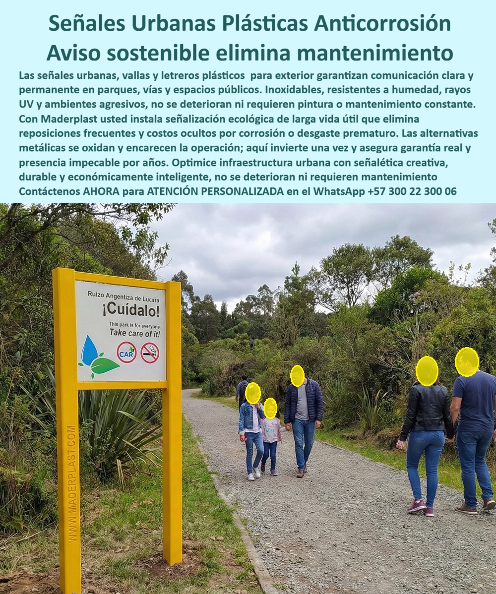 Señales Urbanas Avisos Vallas Señalética Letreros Plásticos Maderplast - Señalética Urbana y Ambiental Maderplast: La Revolución de la Durabilidad en el Espacio Público En el dinámico entorno de la infraestructura urbana y la conservación ambiental, la comunicación visual enfrenta desafíos extremos que van desde la corrosión por salitre y humedad hasta el vandalismo y la radiación UV calcinante. La solución definitiva para estos escenarios no reside en materiales convencionales que requieren mantenimiento perpetuo, sino en la ingeniería de Maderplast, líder en la fabricación de señales urbanas, vallas y letreros plásticos de larga vida útil. Nuestras piezas de polímero técnico estructural no solo informan con claridad, sino que resisten los climas más agresivos sin soltar una sola gota de pigmento al ecosistema, garantizando una imagen institucional impecable por décadas. Esta señalética pedagógica para humedales y santuarios es intrínsecamente inmune al salitre y la brisa marina, superando con creces a la madera y al metal que suelen fallar en solo seis meses por procesos de pudrición. Al fabricar cada producto con polímero técnico de baja huella de carbono, aseguramos que son inoxidables, resistentes a hongos y totalmente libres de mantenimiento. Ya sea en un sendero costero o en un parque metropolitano de alto tráfico, estas vallas industriales eliminan los gastos operativos ocultos y permiten blindar el presupuesto institucional al suprimir las reposiciones constantes por desgaste prematuro. La versatilidad de nuestra línea permite ofrecer señalización direccional para parques con piezas grabadas en bajo relieve que perduran más de 20 años en pruebas de campo extremas contra humedad y rayos UV. Asimismo, los avisos urbanos sostenibles para vías y espacios públicos se mantienen sin deformarse ni requerir pintura, mientras que nuestras señales móviles autoportantes ofrecen una estabilidad superior ante el viento, siendo ideales para obras o eventos deportivos. Esta cartelería técnica urbana garantiza una comunicación clara sin necesidad de barnices químicos, convirtiéndose en la inversión económicamente inteligente para proyectos de urbanismo táctico y ecoparques. TESTIMONIO DE ÉXITO: "En nuestra ciudad, la señalización metálica era un dolor de cabeza financiero; el óxido destruía los avisos en meses, exigiendo cuadrillas permanentes de mantenimiento. Implementamos las señales plásticas anticorrosión de Maderplast y el resultado ha sido extraordinario: tras años de sol calcinante y polución urbana, los avisos lucen como nuevos. Como comprador técnico, valoró la inmunidad total al salitre y la radiación UV, lo que nos ha permitido eliminar las reposiciones anuales por pudrición o herrumbre. Maderplast es la única marca que realmente entrega durabilidad extrema y sostenibilidad". (Ing. Francisco Javier Matiz, Director de Planeación de Infraestructura Urbana). Invierta una sola vez en señalización creativa vial y ambiental que proyecte orgullo y eficiencia institucional. Con Maderplast, usted adquiere una garantía real y una presencia impecable que respeta la vida silvestre y optimiza los recursos públicos a largo plazo. ¿Desea que un ingeniero de Maderplast proyecte hoy mismo el ahorro en mantenimiento para su plan de señalización urbana o prefiere recibir el catálogo técnico de nuestros diseños en bajo relieve para senderos? Aviso Urbano Sostenible Inoxidable, Vallas Industrial Elimina Mantenimiento Garantía Larga, Avisos Urbanos Ecológicos Anti Corrosió, Señalización creativa Víal Señales Urbanas Avisos Vallas Señalética Letreros Plásticos Maderplast Aviso Urbano Sostenible Inoxidable Vallas Industrial Elimina Mantenimiento Garantía Larga Avisos Urbanos Ecológicos Anti Corrosió Señalización creativa Vial Señalética Urbana y Ambiental Maderplast: La Revolución de la Durabilidad en el Espacio Público En el dinámico entorno de la infraestructura urbana y la conservación ambiental, la comunicación visual enfrenta desafíos extremos que van desde la corrosión por salitre y humedad hasta el vandalismo y la radiación UV calcinante. La solución definitiva para estos escenarios no reside en materiales convencionales que requieren mantenimiento perpetuo, sino en la ingeniería de Maderplast, líder en la fabricación de señales urbanas, vallas y letreros plásticos de larga vida útil. Nuestras piezas de polímero técnico estructural no solo informan con claridad, sino que resisten los climas más agresivos sin soltar una sola gota de pigmento al ecosistema, garantizando una imagen institucional impecable por décadas. Esta señalética pedagógica para humedales y santuarios es intrínsecamente inmune al salitre y la brisa marina, superando con creces a la madera y al metal que suelen fallar en solo seis meses por procesos de pudrición. Al fabricar cada producto con polímero técnico de baja huella de carbono, aseguramos que son inoxidables, resistentes a hongos y totalmente libres de mantenimiento. Ya sea en un sendero costero o en un parque metropolitano de alto tráfico, estas vallas industriales eliminan los gastos operativos ocultos y permiten blindar el presupuesto institucional al suprimir las reposiciones constantes por desgaste prematuro. La versatilidad de nuestra línea permite ofrecer señalización direccional para parques con piezas grabadas en bajo relieve que perduran más de 20 años en pruebas de campo extremas contra humedad y rayos UV. Asimismo, los avisos urbanos sostenibles para vías y espacios públicos se mantienen sin deformarse ni requerir pintura, mientras que nuestras señales móviles autoportantes ofrecen una estabilidad superior ante el viento, siendo ideales para obras o eventos deportivos. Esta cartelería técnica urbana garantiza una comunicación clara sin necesidad de barnices químicos, convirtiéndose en la inversión económicamente inteligente para proyectos de urbanismo táctico y ecoparques. TESTIMONIO DE ÉXITO: "En nuestra ciudad, la señalización metálica era un dolor de cabeza financiero; el óxido destruía los avisos en meses, exigiendo cuadrillas permanentes de mantenimiento. Implementamos las señales plásticas anticorrosión de Maderplast y el resultado ha sido extraordinario: tras años de sol calcinante y polución urbana, los avisos lucen como nuevos. Como comprador técnico, valoró la inmunidad total al salitre y la radiación UV, lo que nos ha permitido eliminar las reposiciones anuales por pudrición o herrumbre. Maderplast es la única marca que realmente entrega durabilidad extrema y sostenibilidad". (Ing. Francisco Javier Matiz, Director de Planeación de Infraestructura Urbana). Invierta una sola vez en señalización creativa vial y ambiental que proyecte orgullo y eficiencia institucional. Con Maderplast, usted adquiere una garantía real y una presencia impecable que respeta la vida silvestre y optimiza los recursos públicos a largo plazo. ¿Desea que un ingeniero de Maderplast proyecte hoy mismo el ahorro en mantenimiento para su plan de señalización urbana o prefiere recibir el catálogo técnico de nuestros diseños en bajo relieve para senderos?