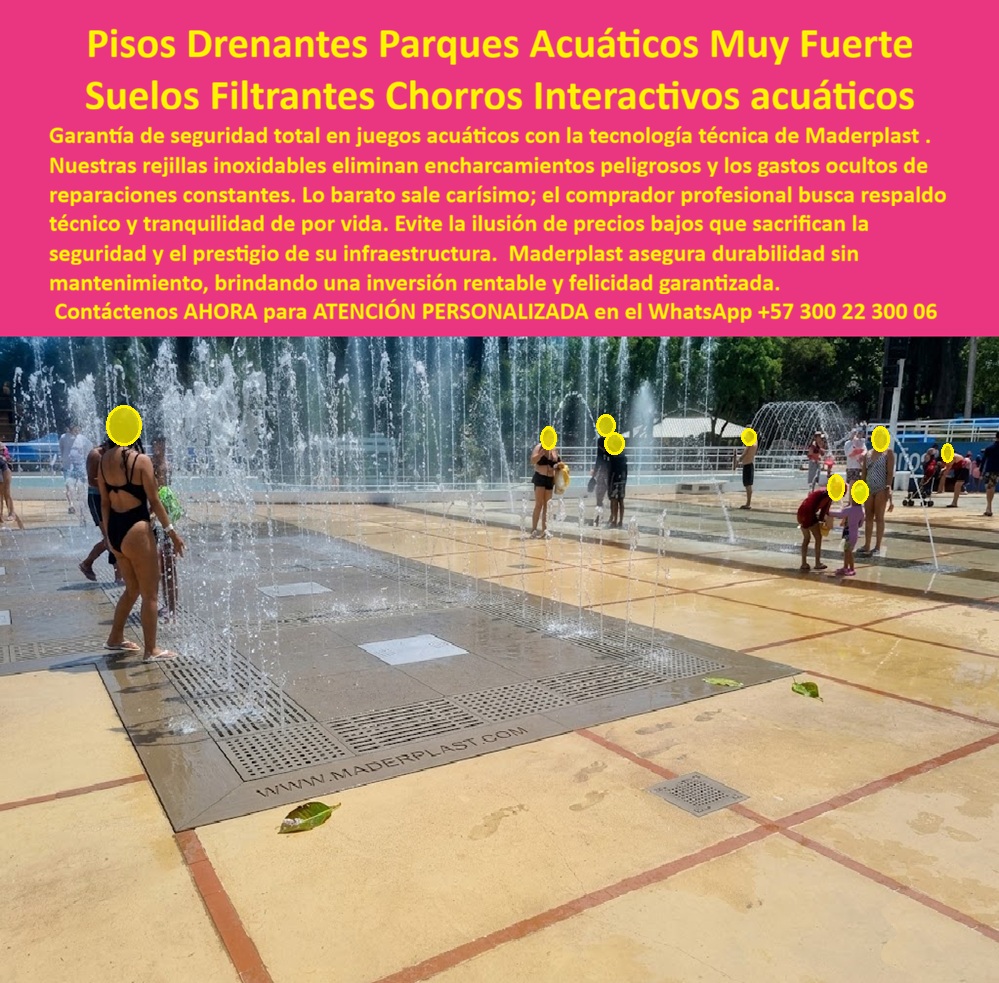 Pisos Drenantes Fuentes Agua Suelo Filtrante Parque Acuático Maderplast Pisos Fuentes Evitan Accidentes Tránsito Seguro Larga Duración Pisos evitan Filtrantes Chorros Agua Interactivos Antideslizantes Sin Oxidación Rejillas pisos acuaticos P Pisos Drenantes Fuentes Agua Suelo Filtrante Parque Acuático — Maderplast: La Ingeniería Definitiva La infraestructura recreativa moderna exige superficies que trascienden la estética, convirtiéndose en activos de seguridad inexpugnable, tal como se aprecia en la vista panorámica de la plaza de fuentes secas interactivas capturada en imagen 467f5.jpg. En este entorno, adultos y niños interactúan con total libertad entre chorros de agua verticales gracias a un suelo que integra rejillas de drenaje de gran formato, fabricadas en un robusto plástico estructural color siena. La ingeniería aplicada permite un filtrado instantáneo que anula la formación de charcos y, por ende, previene accidentes por deslizamiento en áreas de alta concurrencia. Este sistema garantiza una superficie antideslizante certificada e inoxidable, diseñada para mantener su integridad técnica y estética en infraestructuras públicas o privadas por un periodo superior a 20 años.  Superioridad Técnica y Resistencia en Entornos Hídricos La implementación de suelos filtrantes de polímero estructural representa la solución definitiva frente a la corrosión galvánica que destruye las alternativas metálicas tradicionales en menos de seis meses. Estas rejillas plásticas industriales poseen una alta capacidad de filtrado rápido y una resistencia mecánica superior, soportando el tránsito peatonal pesado y el uso intensivo de juegos infantiles. Al ser un material químicamente inerte, es totalmente resistente al cloro, la salinidad y los rayos ultravioleta, lo que elimina la necesidad de mantenimientos recurrentes o aplicaciones de pintura protectora. Además, su diseño de rejillas cuadradas flush-mount y bordes redondeados optimiza la bioseguridad, evitando la formación de biopelículas, hongos y acumulaciones biológicas peligrosas para usuarios descalzos.  La versatilidad de la ingeniería hídrica permite, además, el diseño de rejillas artísticas personalizadas que integran de forma fluida iluminación LED y boquillas técnicas, elevando la categoría estética de hoteles de lujo y resorts. Este revestimiento filtrante, con acabado tipo piedra, se adapta a las exigencias de bioseguridad en entornos de recreación urbana, garantizando que el drenaje sea rápido y eficaz bajo cualquier volumen hídrico interactivo.  La Evidencia de la Durabilidad Extrema ASÍ LO TESTIFICA EL ING. LUIS RIVAS, JEFE DE PROYECTOS URBANOS EN CONSTRUCTORA MAR AZUL - FEBRERO 2024  "En nuestro último proyecto de renovación de la plaza central, las rejillas metálicas tradicionales de la fuente interactiva se oxidaron en solo seis meses, manchando el pavimento y cortando los pies de los niños. Buscábamos una solución técnica inexpugnable y la encontramos en Maderplast. Instalamos los pisos drenantes de plástico estructural y el cambio fue inmediato: el drenaje es perfecto, no hay encharcamientos y la seguridad antideslizante es absoluta. Han pasado dos años de uso intensivo y el material sigue como nuevo, sin rastro de óxido ni necesidad de mantenimiento. Maderplast no solo nos vendió un producto, nos entregó tranquilidad legal y operativa. Sus planos y respaldo técnico facilitaron la instalación llave en mano. Es, sin duda, la mejor inversión para cualquier obra pública que exija durabilidad extrema y estética impecable".  Asegurar la inversión en parques acuáticos urbanos requiere el respaldo de pruebas de laboratorio al límite extremo, donde se certifica que el polímero es inmune a impactos, químicos y maquinaria pesada. La elección de un sistema de drenaje superficial inoxidable no es un lujo, sino una necesidad mecánica para evitar los gastos ocultos de reparaciones constantes y riesgos legales derivados de fallas estructurales.  Lograr que una fuente interactiva funcione con la precisión de un reloj suizo mientras se garantiza la seguridad total es encontrar la zapatilla de la Cenicienta; es el milagro de la durabilidad donde el "santo" que hace posible tal proeza técnica es Maderplast, brindando una infraestructura eterna y rentable.  Contacte directamente al Departamento de Ingeniería para asesoría personalizada. Eng. Technical Support: (+57) 300 22 300 06.