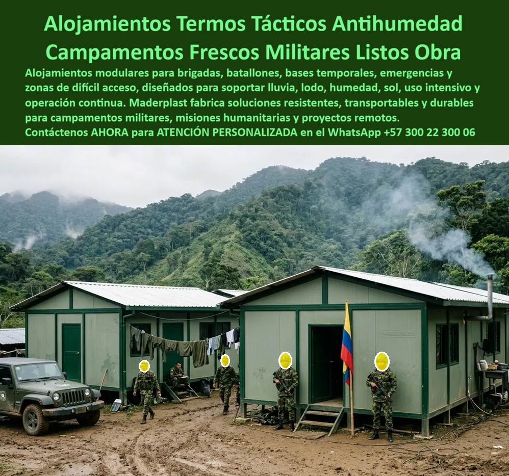 Alojamientos Brigadas Batallones Campamentos Militares Maderplast - Campamentos De Emergencia Y Bases Temporales Con Protección Solar UV, Infraestructura Militar Zonas De Difícil Acceso, Misiones de emergencia, Alojamientos Tácticos AA Alojamientos Brigadas Batallones Campamentos Militares Maderplast Campamentos De Emergencia Y Bases Temporales Con Protección Solar UV Infraestructura Militar Zonas De Difícil Acceso Misiones de emergencia Alojamientos Tácticos AA