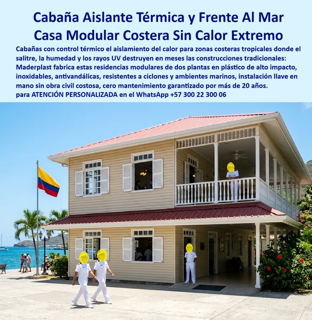 Cabaña Con Control Térmico Casa Climatizada Aislante Calor Maderplast - Cabañas Construccion Climatizada Aislantes Del Calor, Cabaña Aislante Térmica Zona Caliente Durable Personalizada, Residencia Modular Frente Al Mar Alta Durabilida Cabaña Con Control Térmico Casa Climatizada Aislante Calor Maderplast Cabañas Construccion Climatizada Aislantes Del Calor Cabaña Aislante Térmica Zona Caliente Durable Personalizada Residencia Modular Frente Al Mar Alta Durabilida